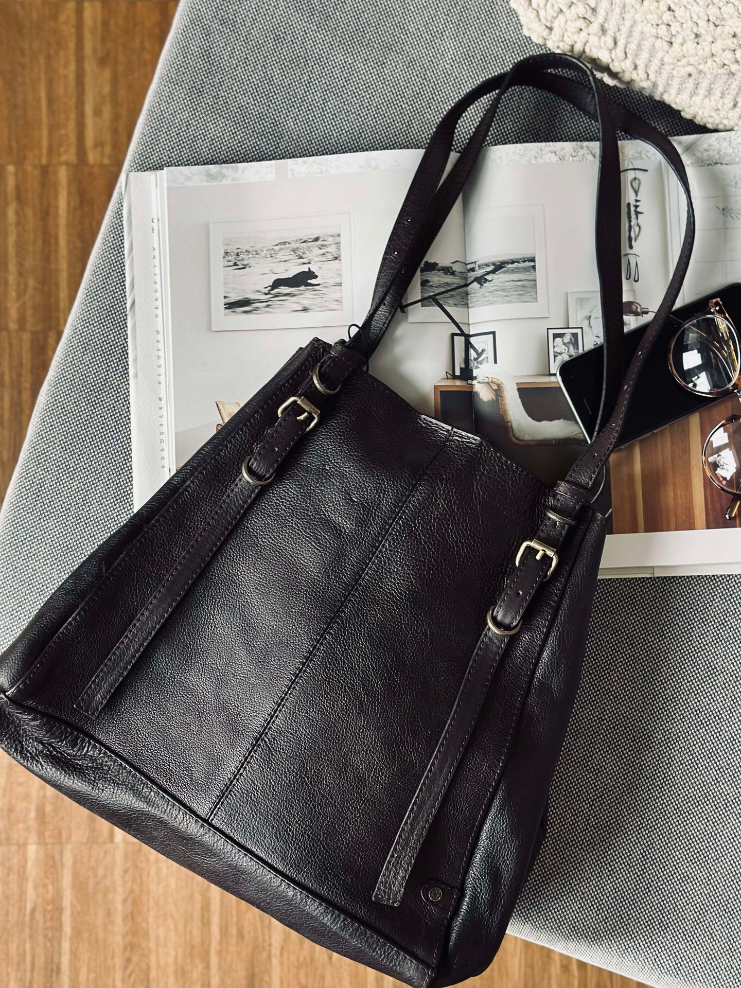 Schultertasche - Dunkelbraun