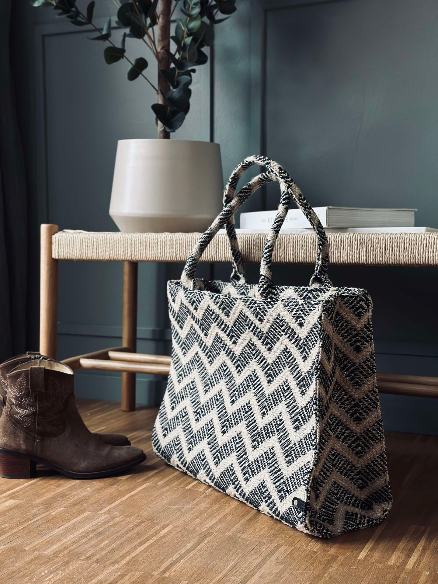 Shopper Julia - Schwarz / Gold