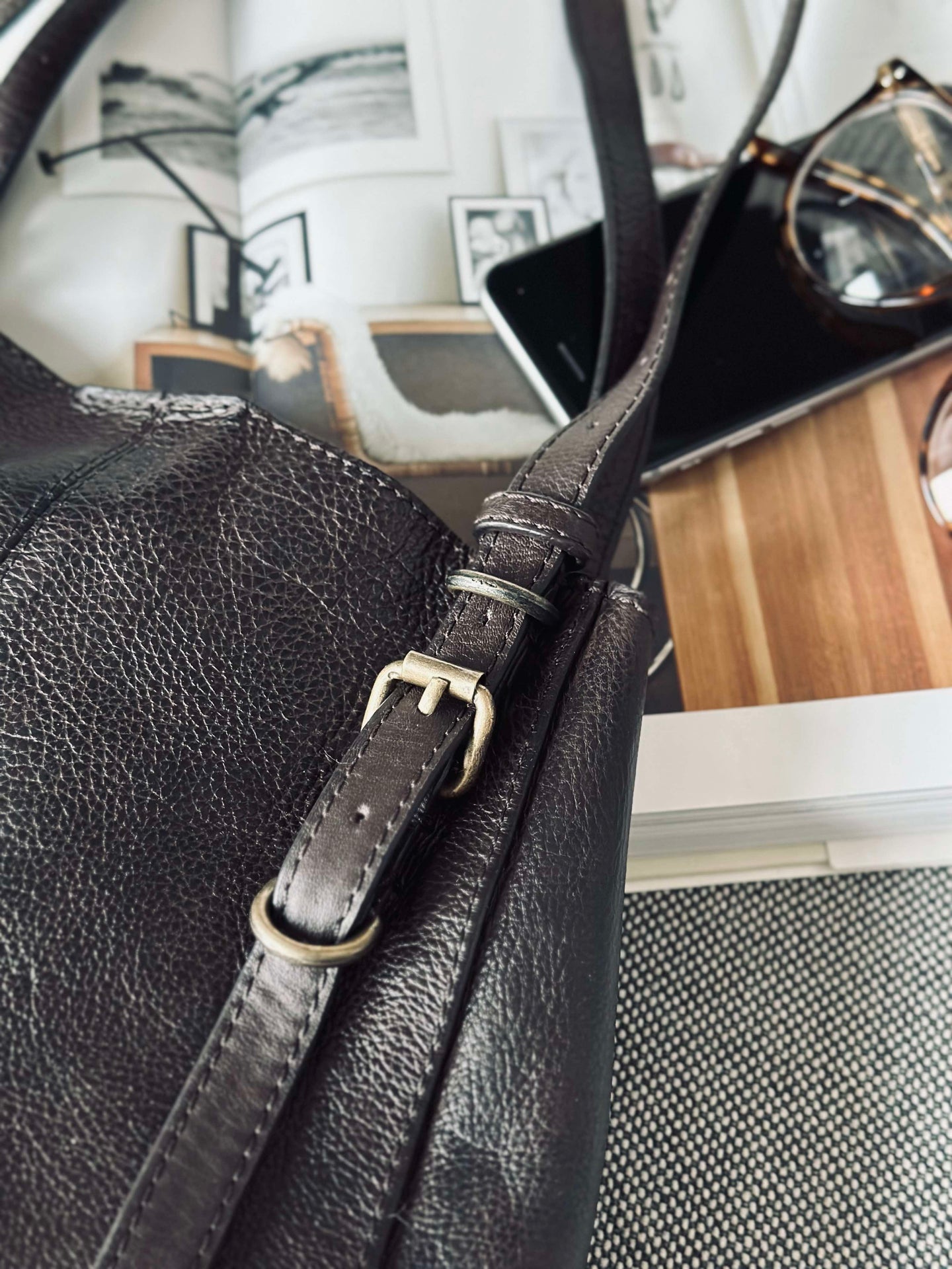 Schultertasche - Dunkelbraun