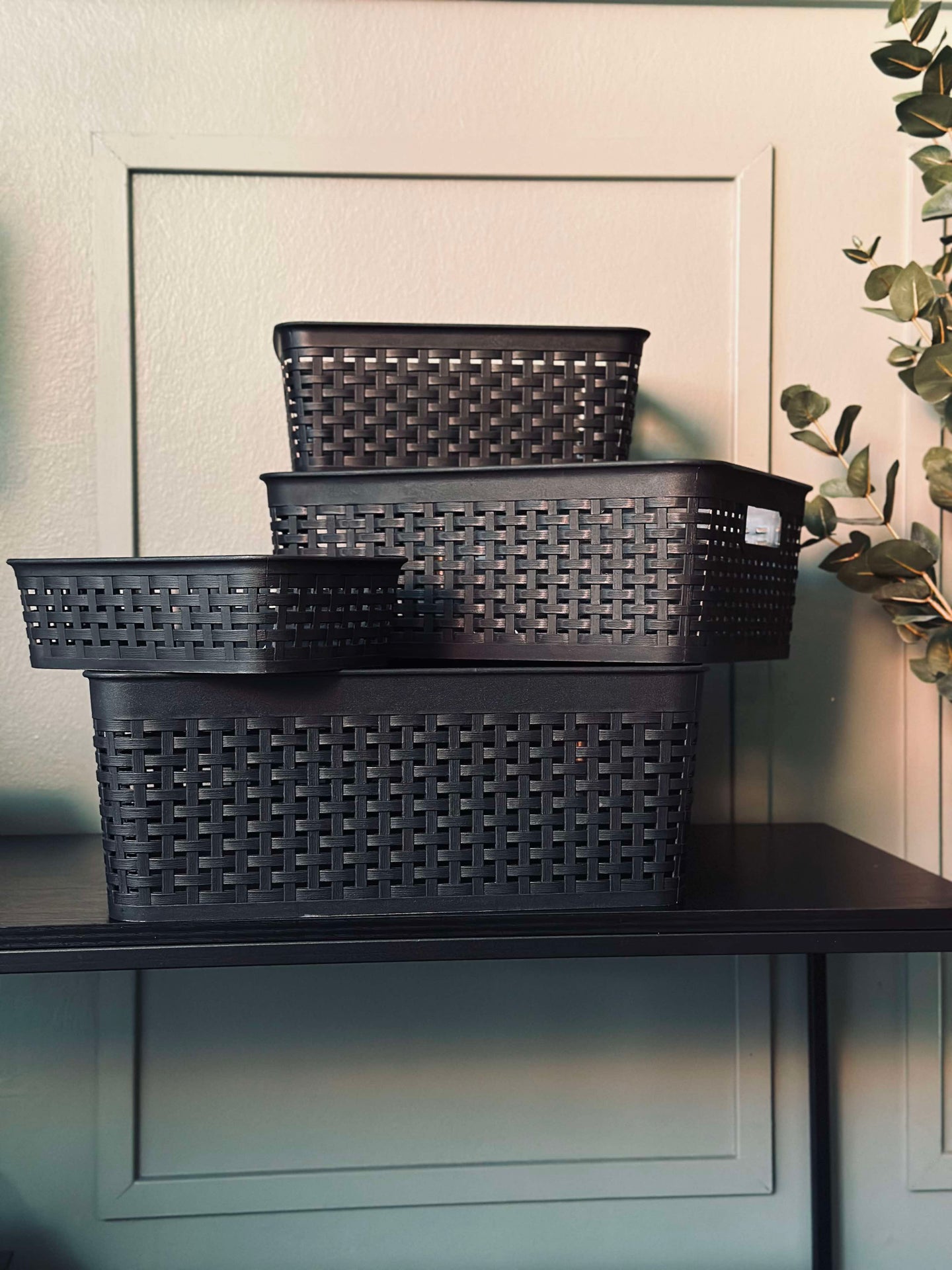 Aufbewahrungsbox Mille Black - Small