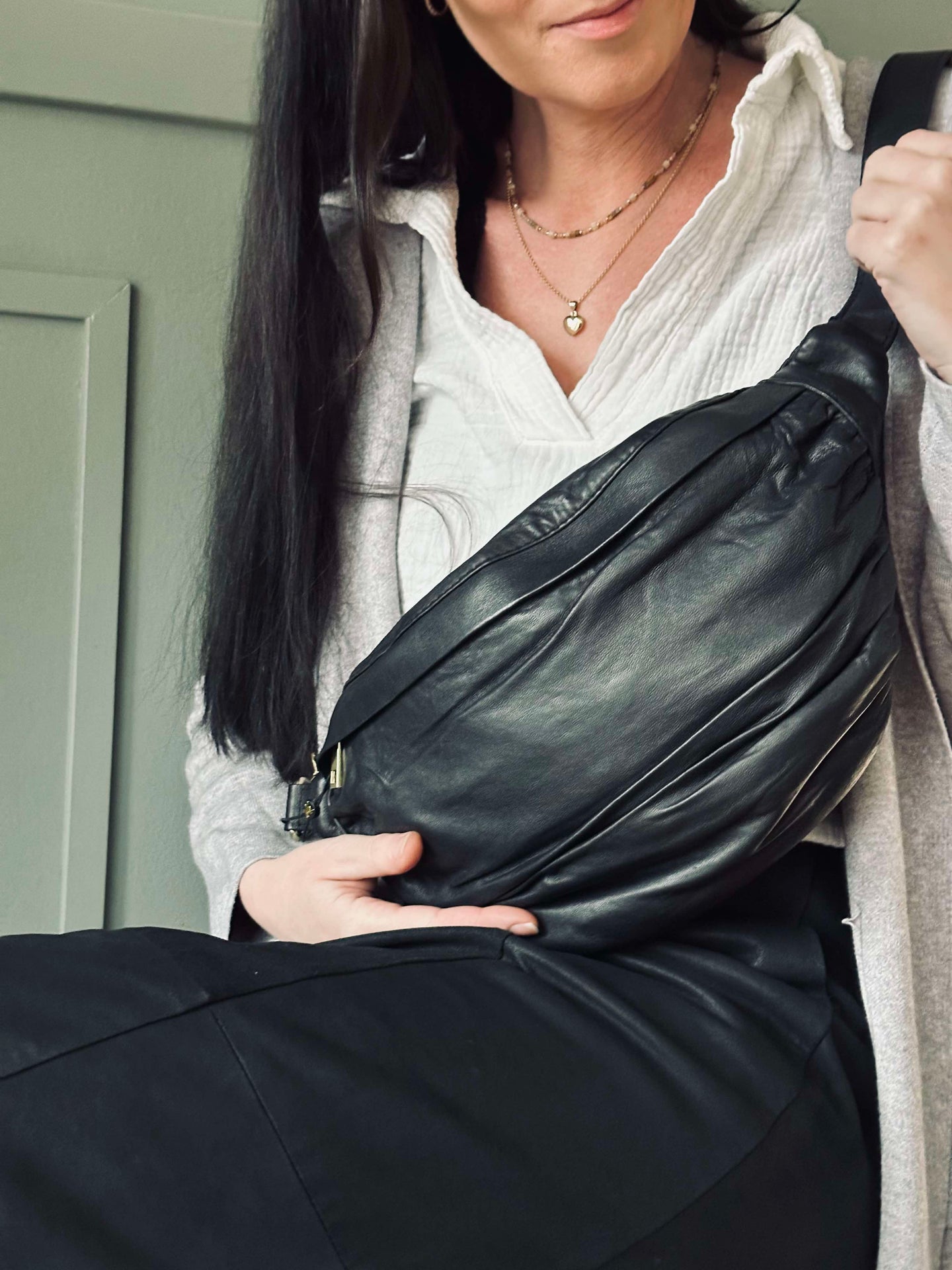 Bumbag Nero - Ultra weiches Leder