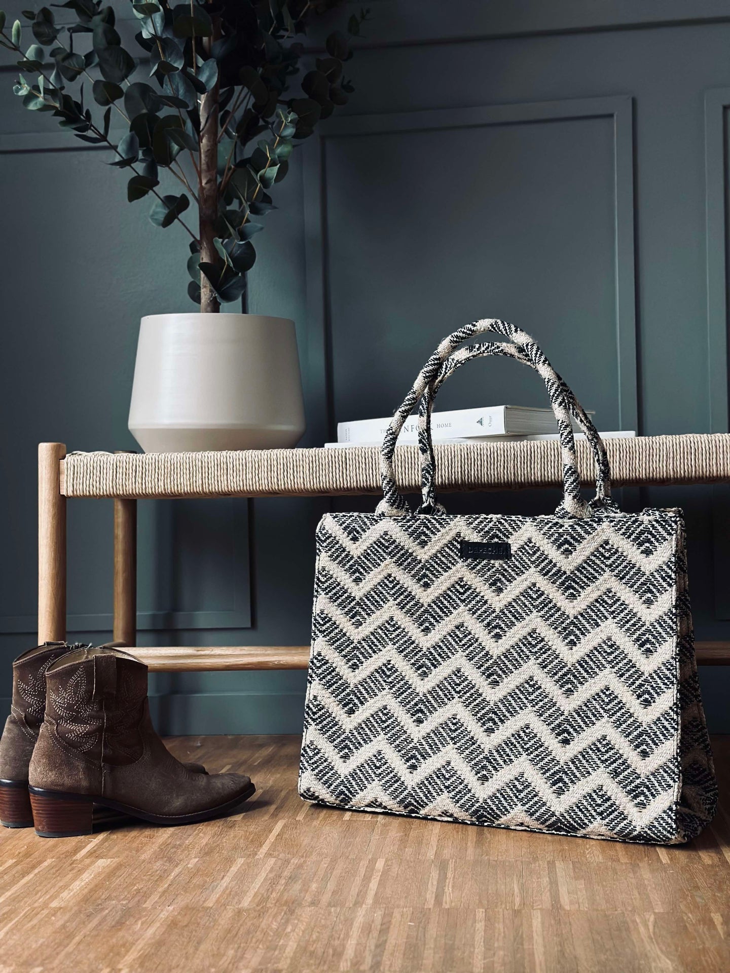 Shopper Julia - Schwarz / Gold
