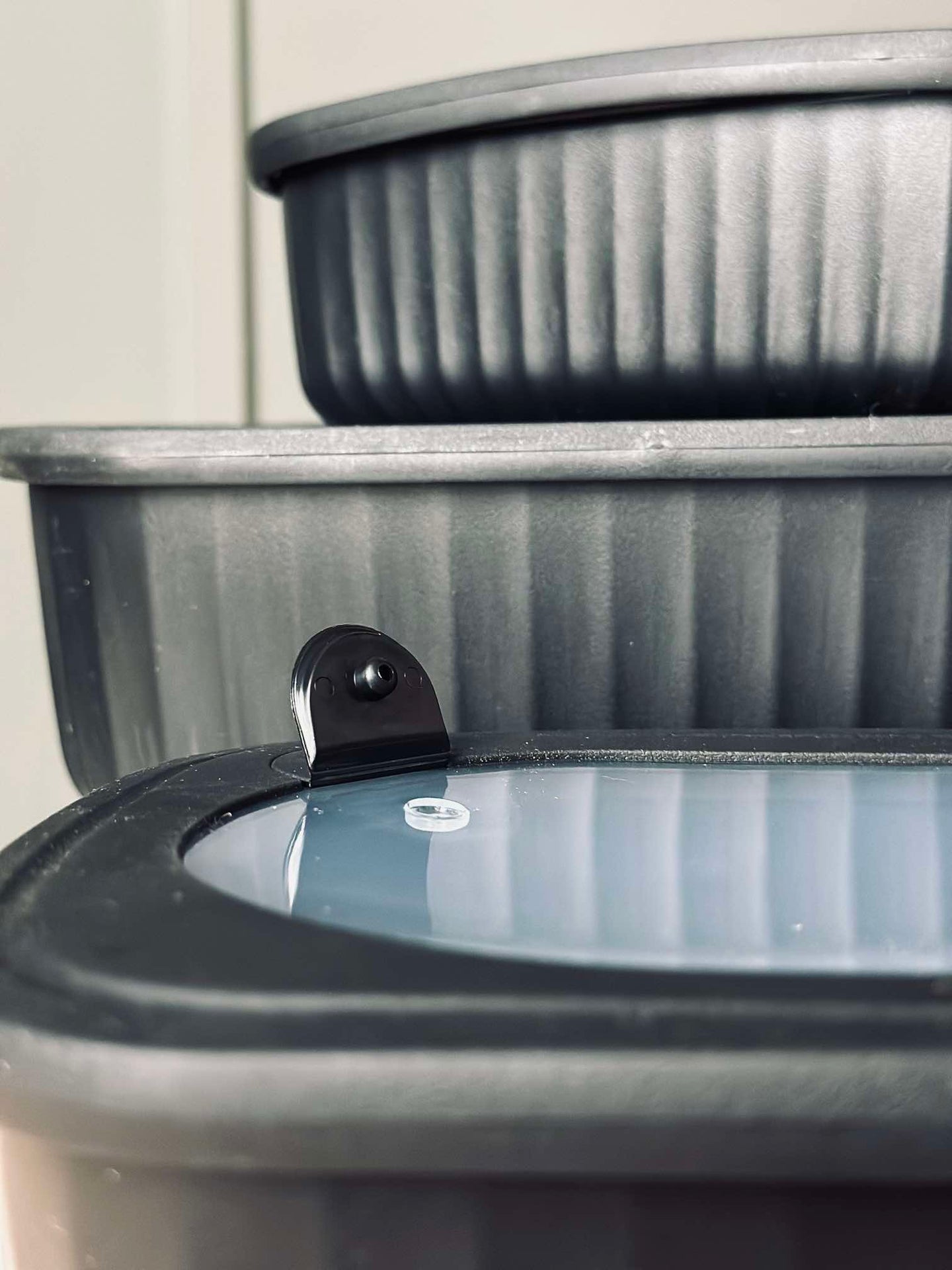 Opbevaringsbøtter Black – Set mit 3 Stück