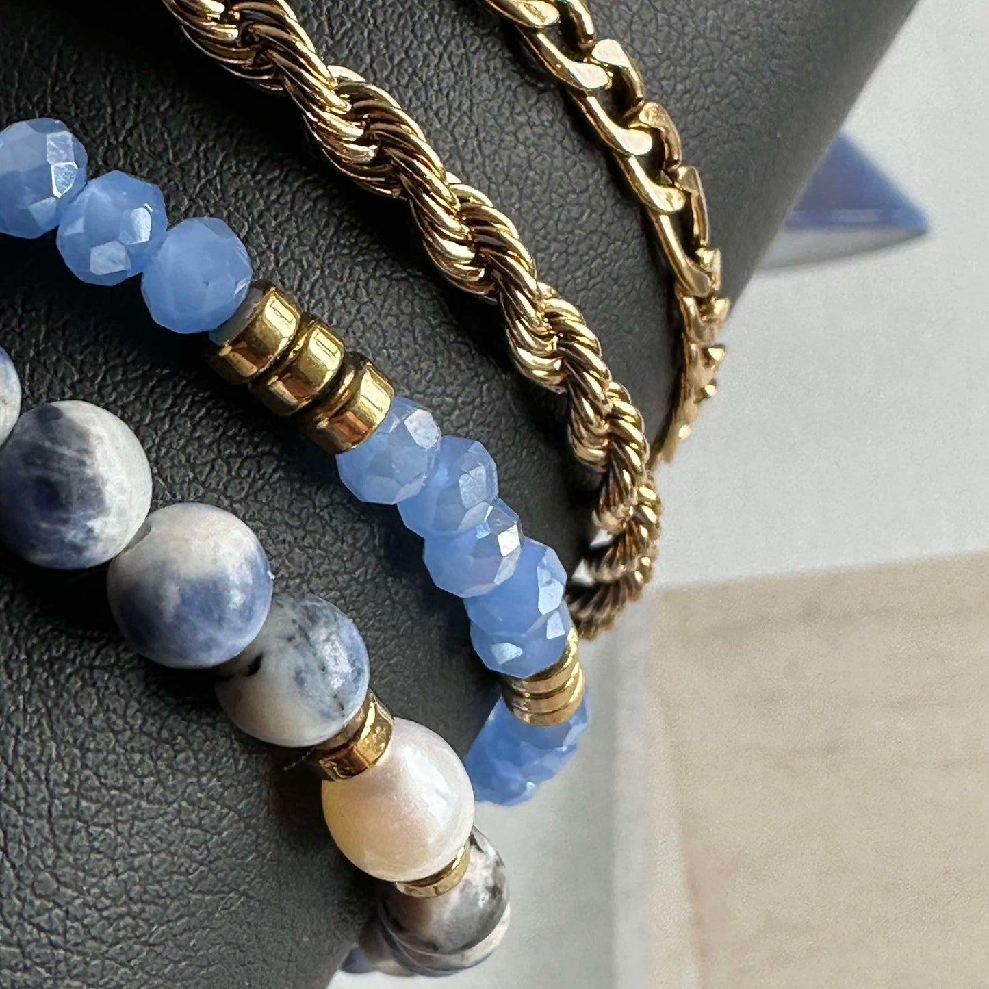 Armband Erika Blue - Set mit 4 Armbändern