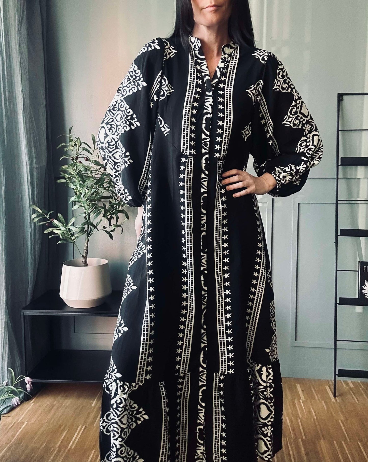 Kleid Black - Boheme cotton