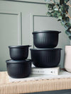 Aufbewahrungsbehälter Black – Set mit 4 Stk.