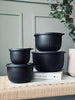 Aufbewahrungsbehälter Black – Set mit 4 Stk.