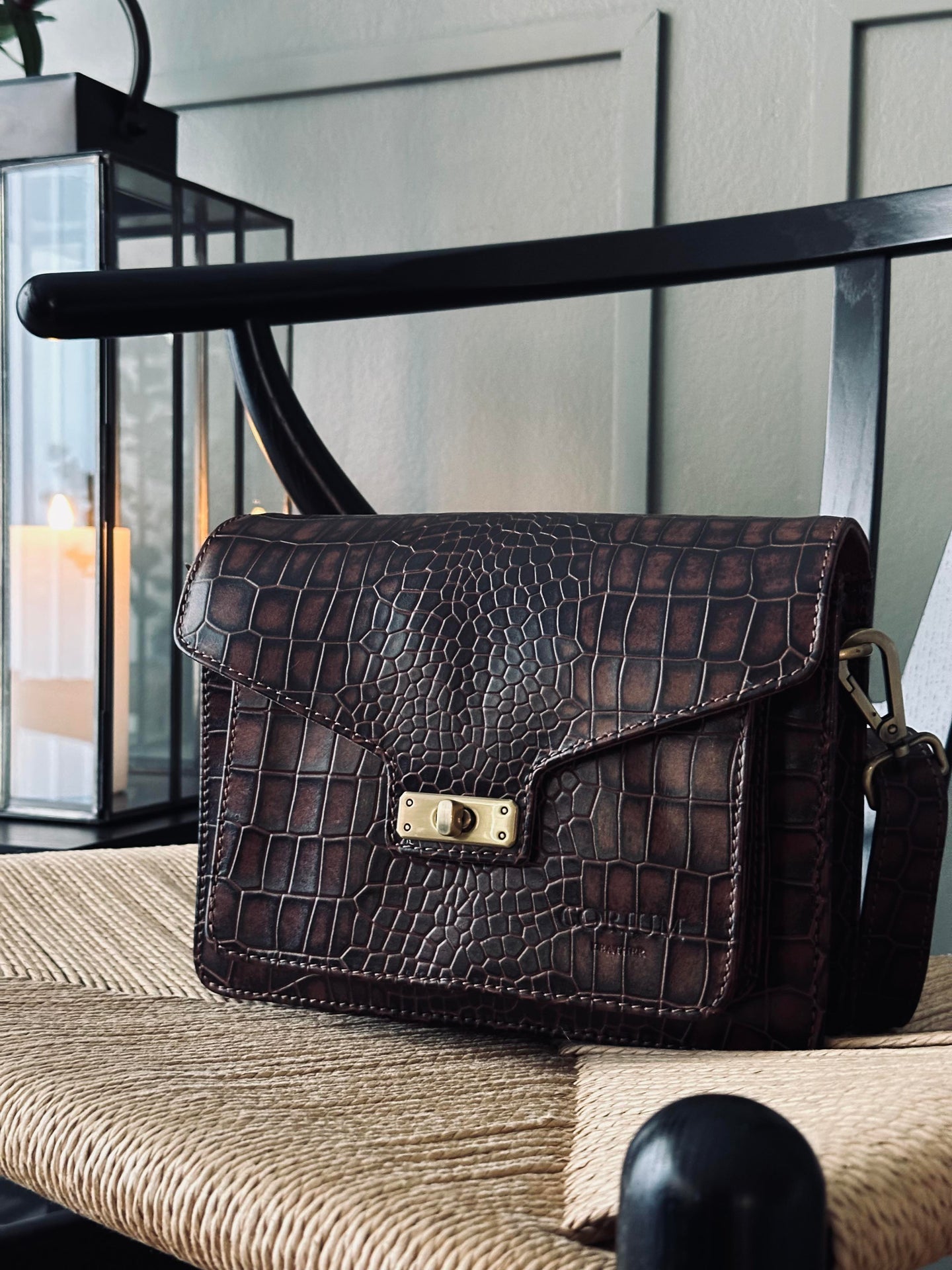 Crossover boxbag - Brown