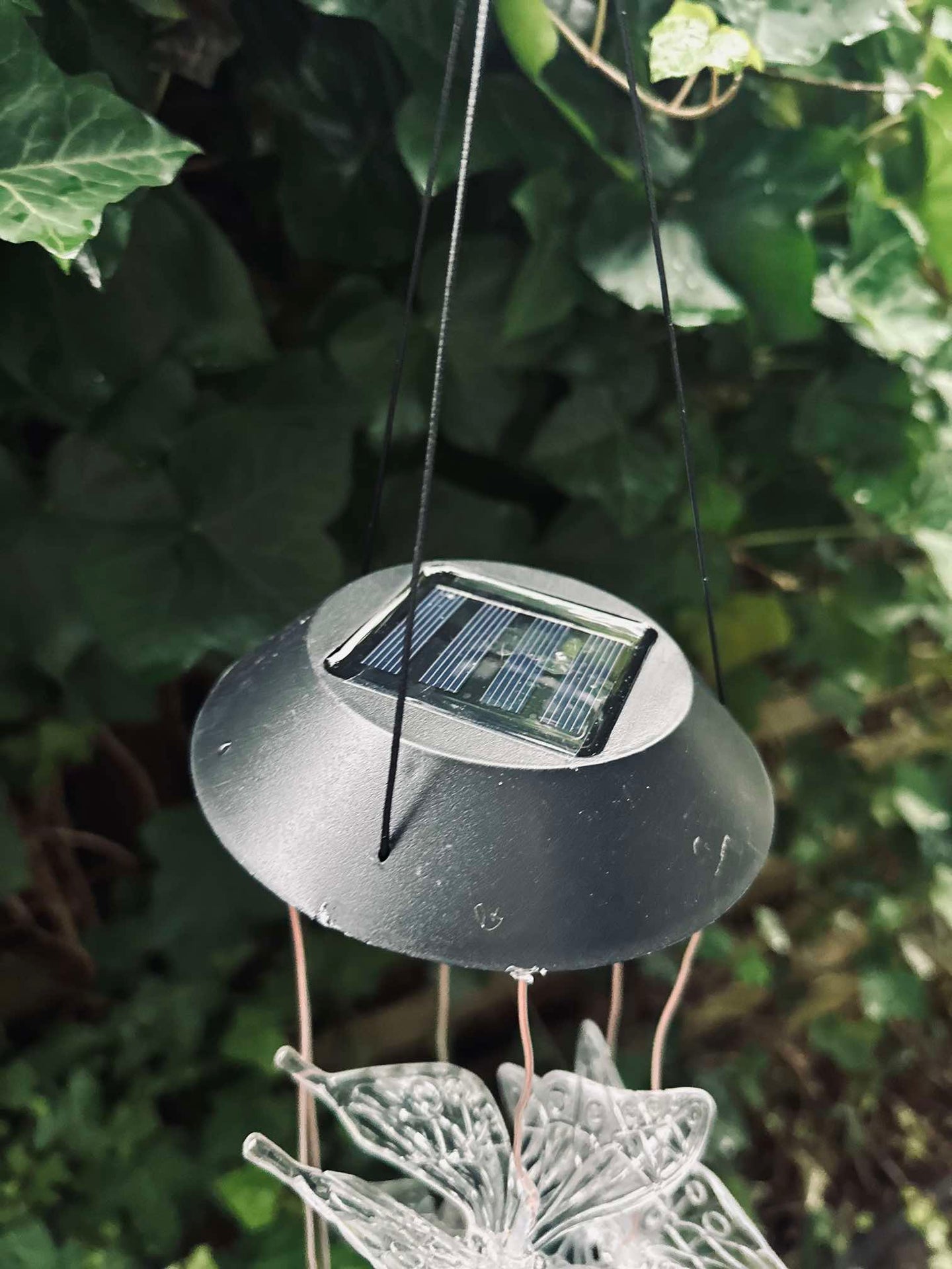 Mobile mit Solar - Schmetterlinge