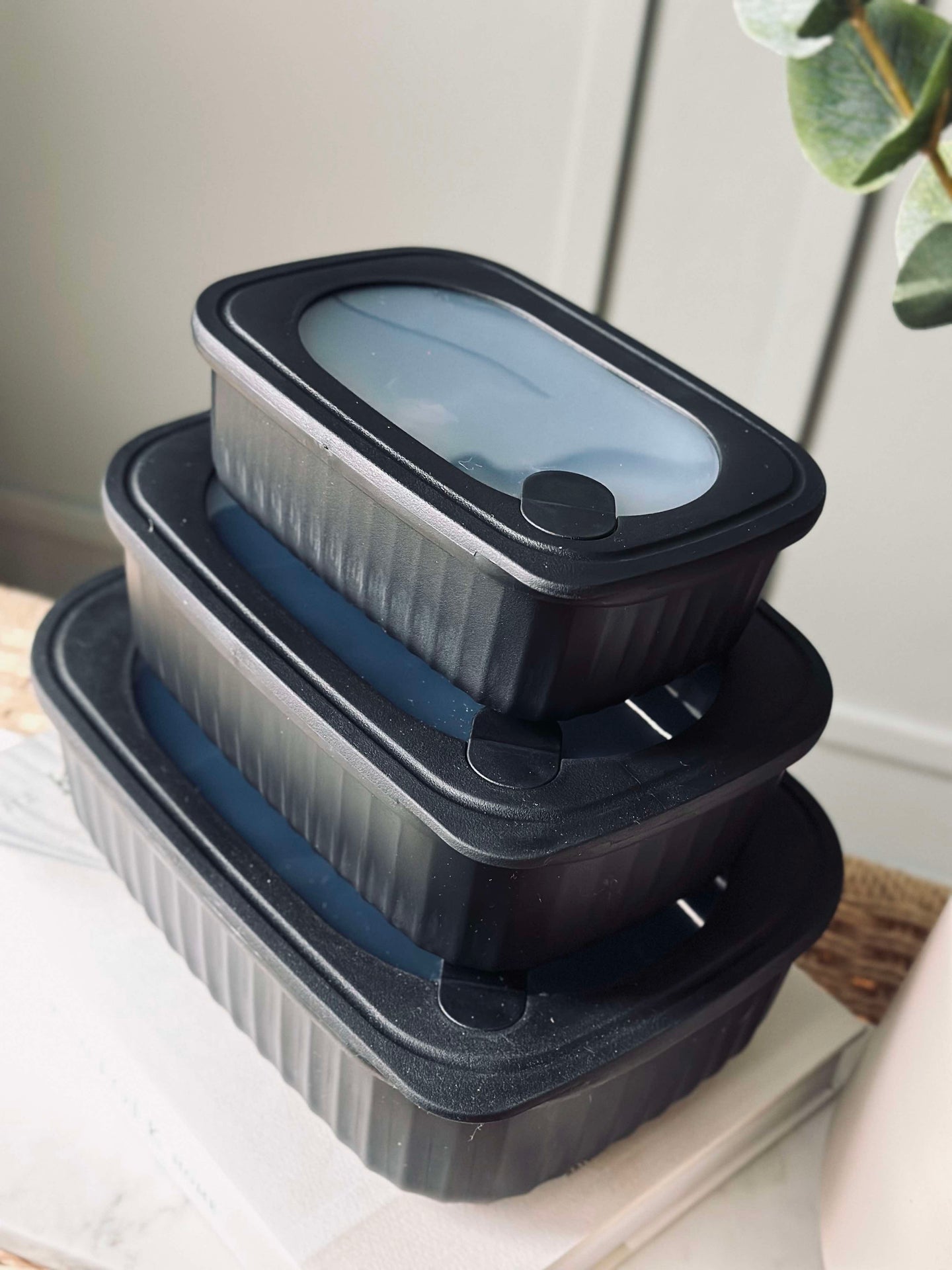 Opbevaringsbøtter Black – Set mit 3 Stück