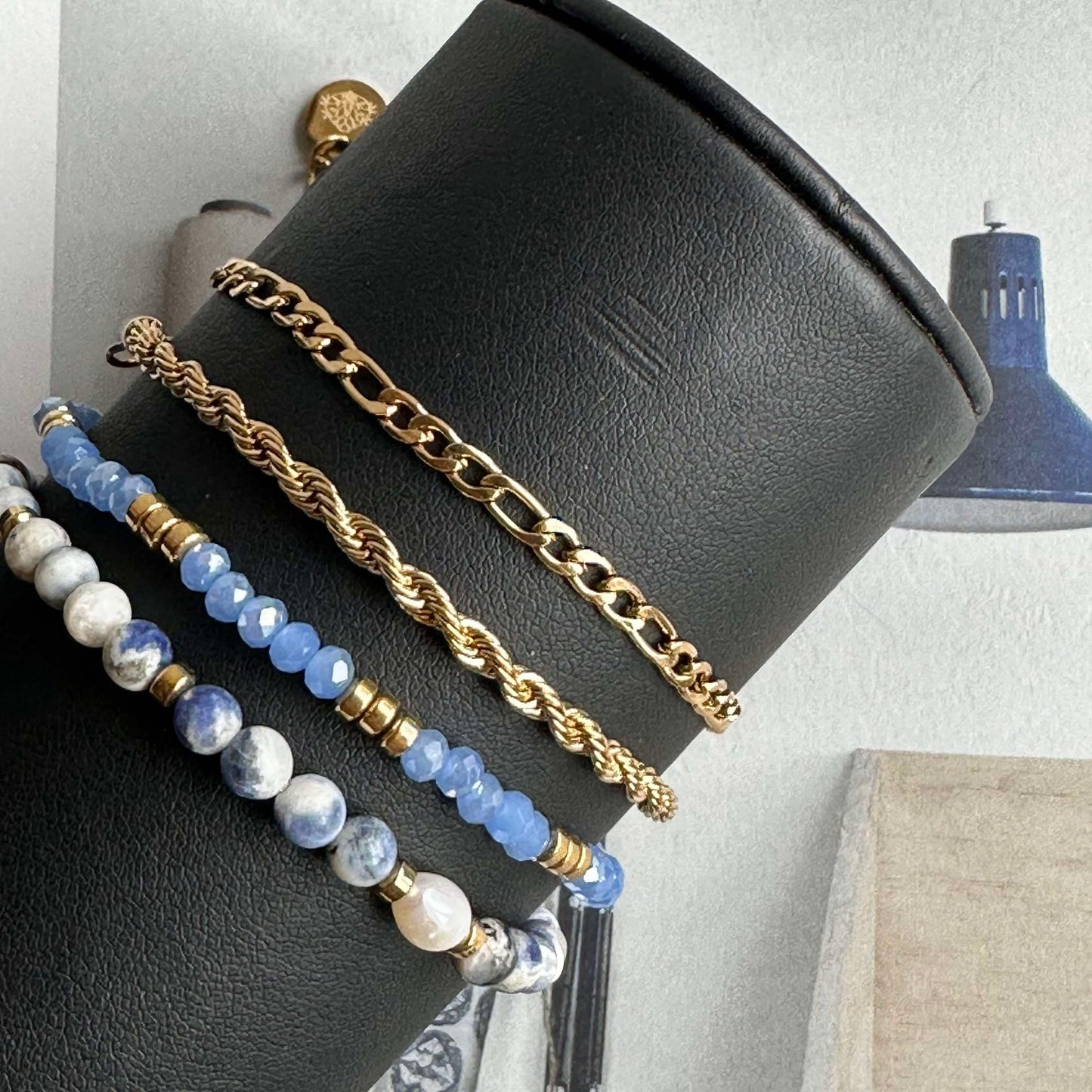 Armband Erika Blue - Set mit 4 Armbändern