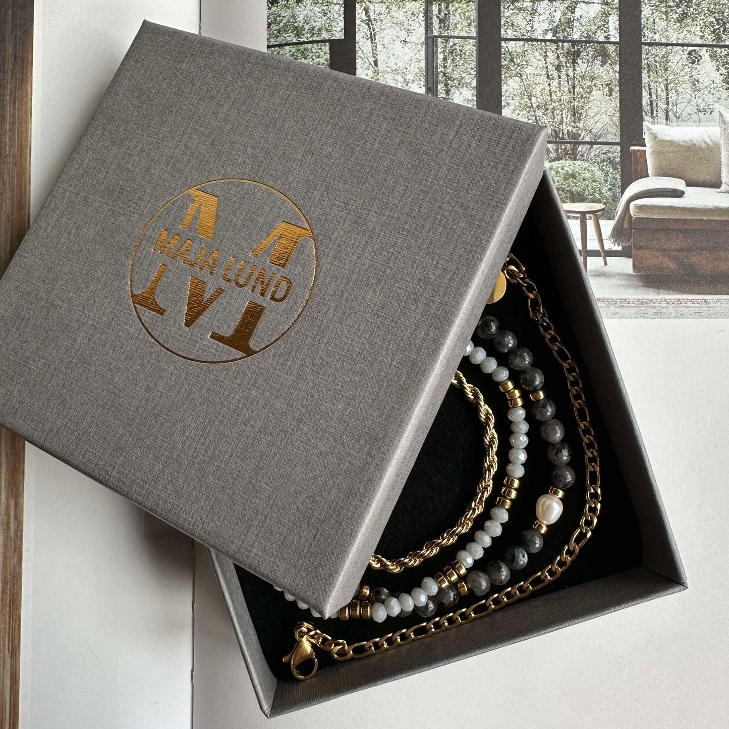 Armband Erika Stone - Set mit 4 Armbändern