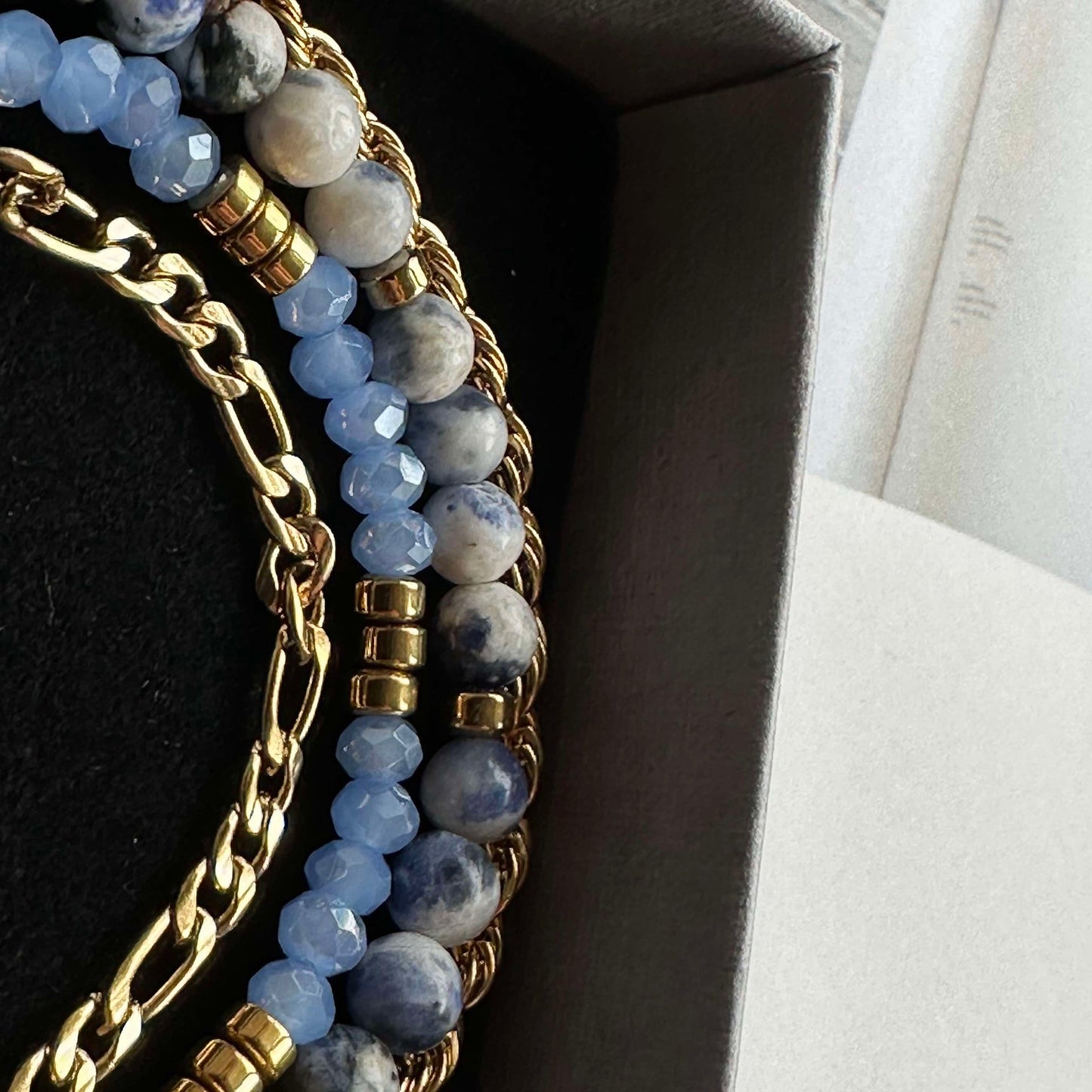 Armband Erika Blue - Set mit 4 Armbändern