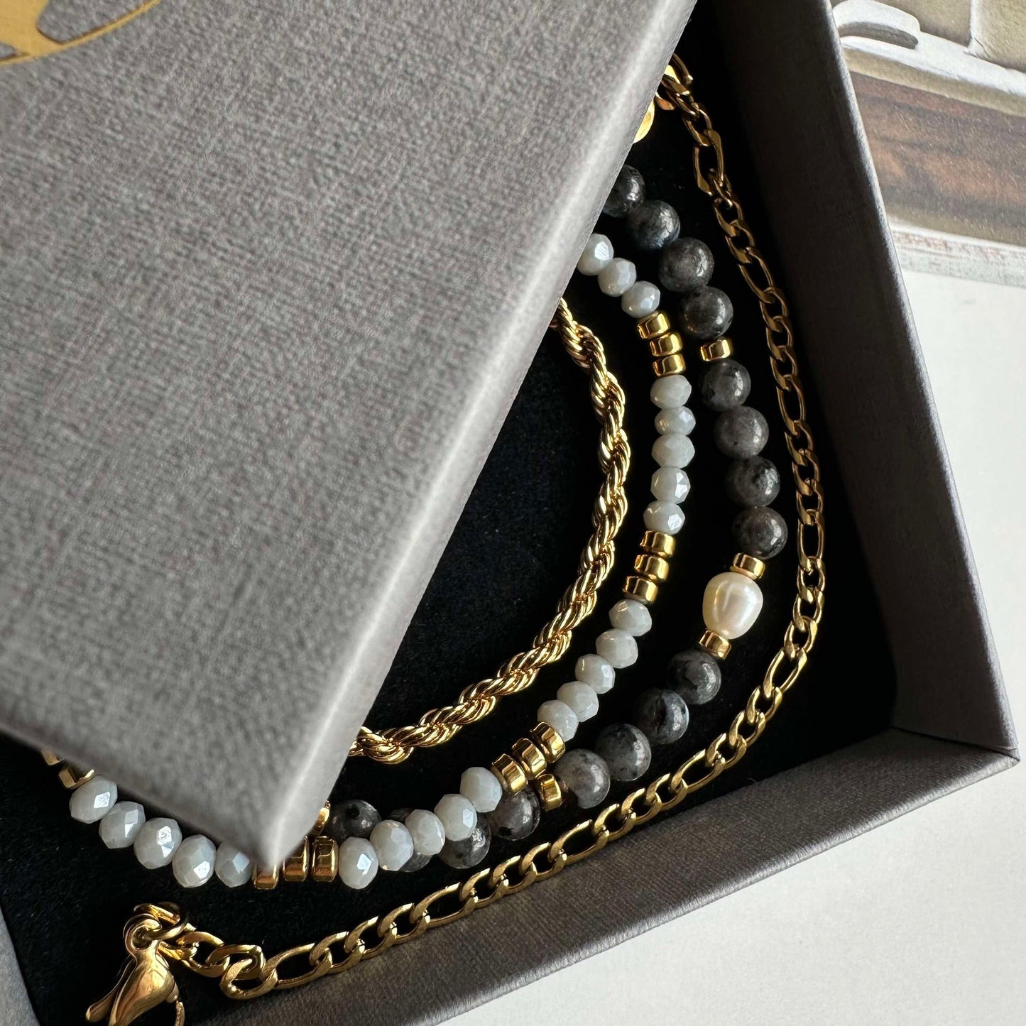 Armband Erika Stone - Set mit 4 Armbändern