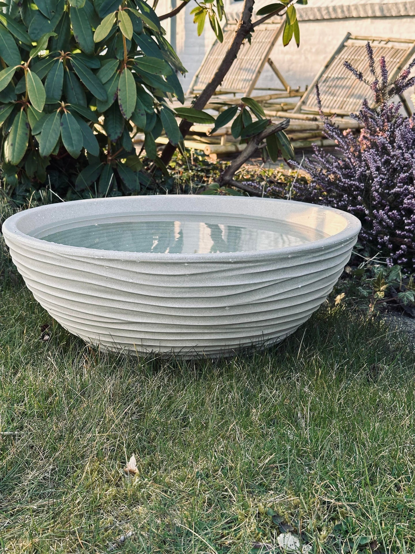 Spiegelbecken / Schale Ø 52 cm - Recycling