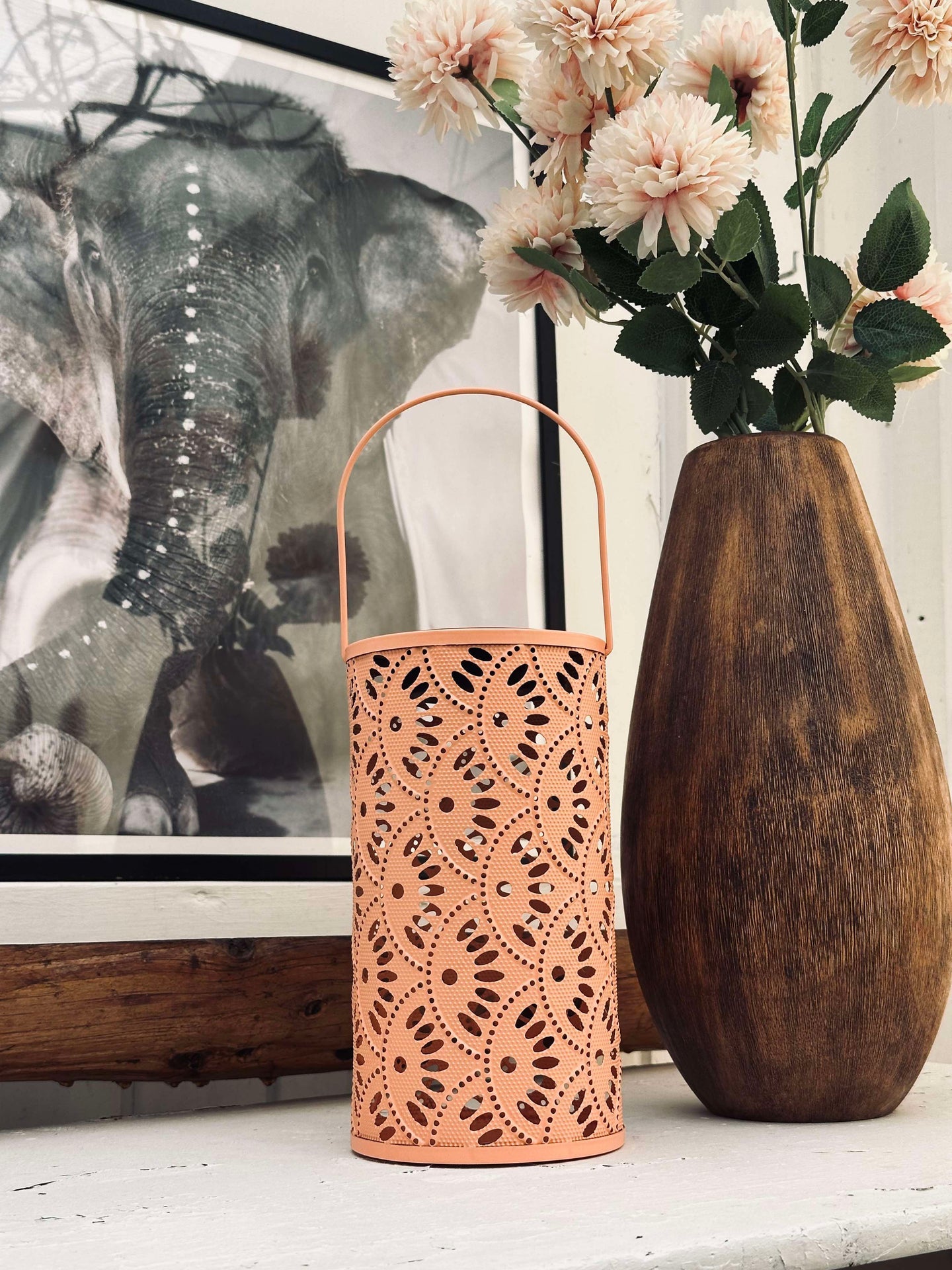 Laterne DELI mit Solarzellen – Coral