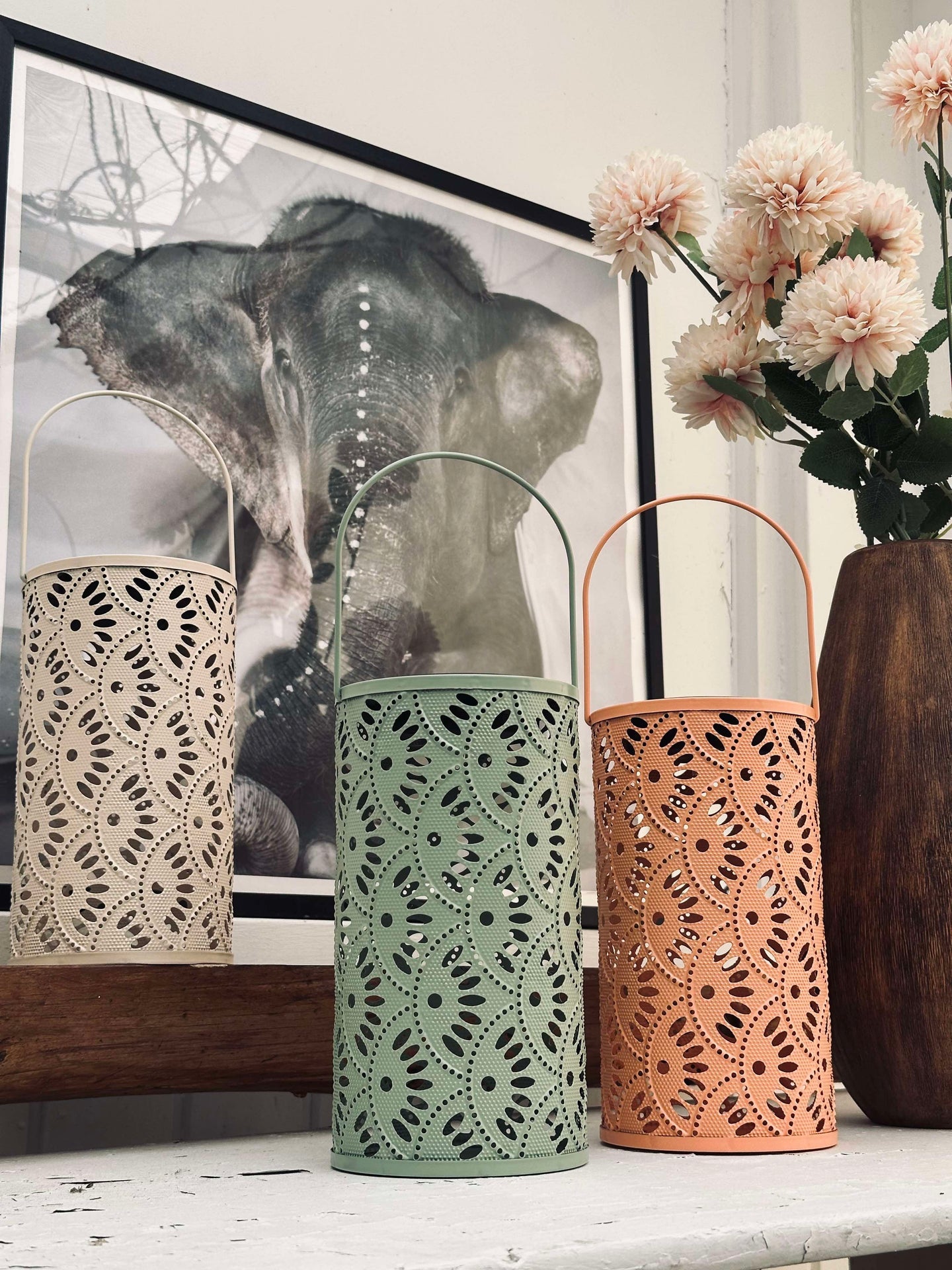 Laterne DELI mit Solarzellen – Coral