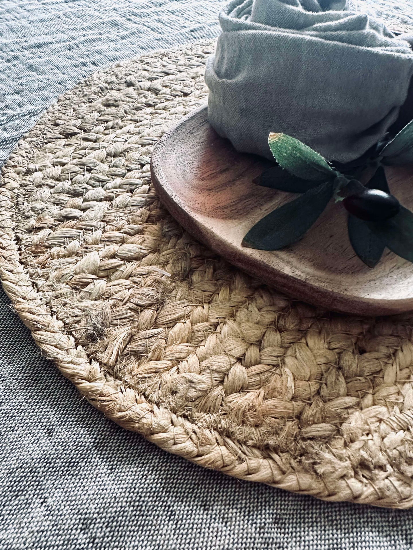 Platzset aus Jute - Oval