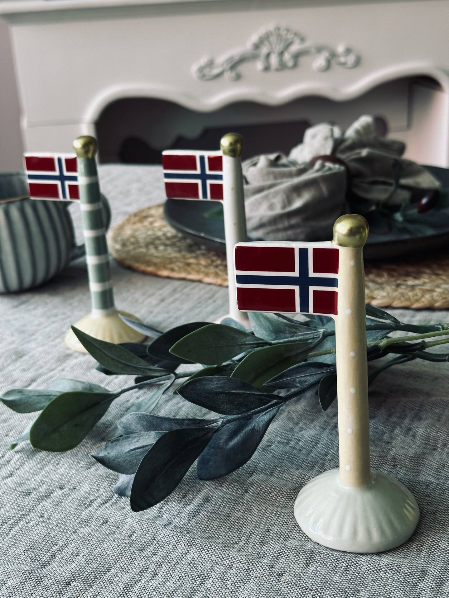 Keramikflagge – Norwegen