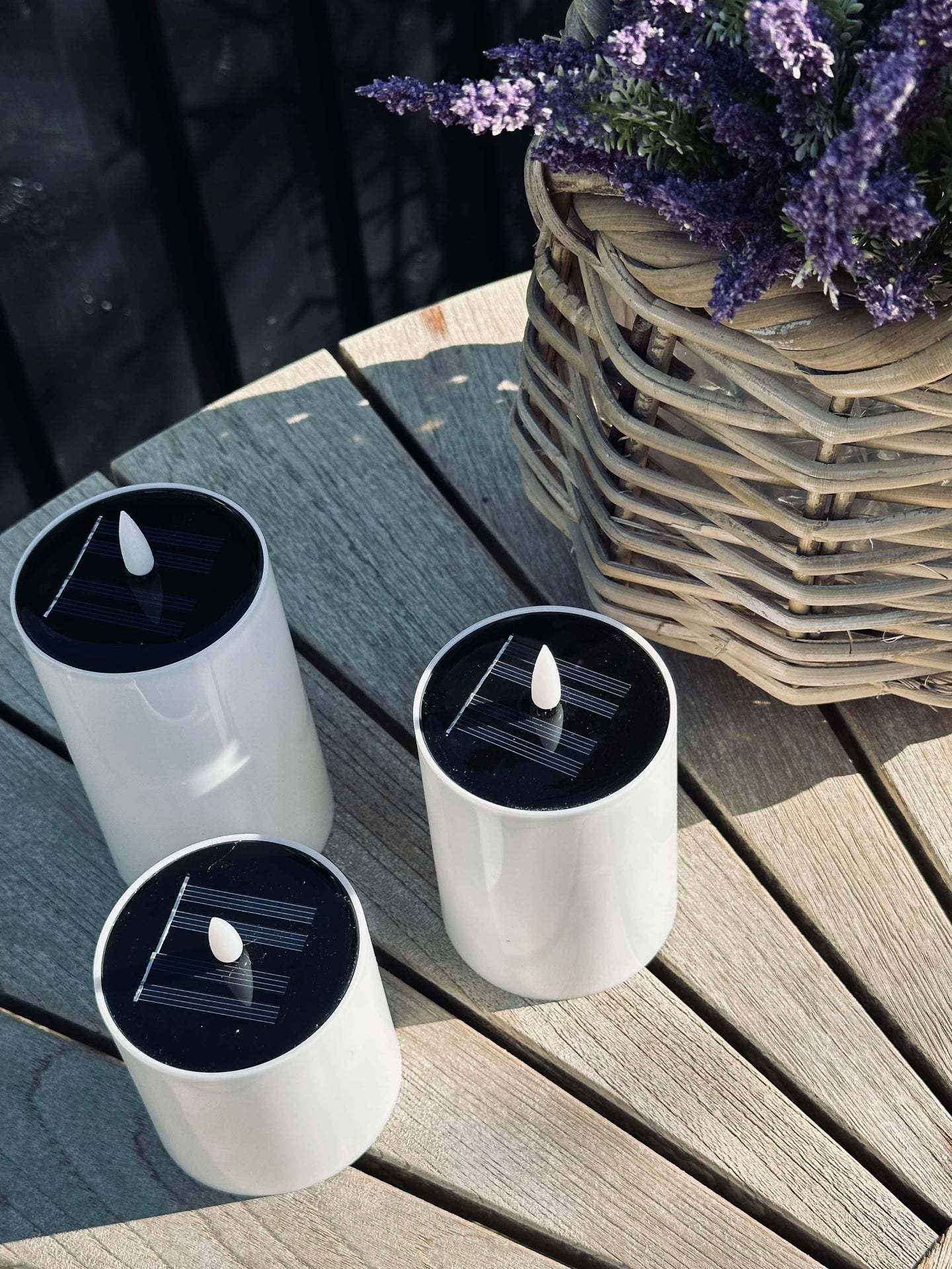 Solar Bellis Blockkerzen - Set aus 3 Stück