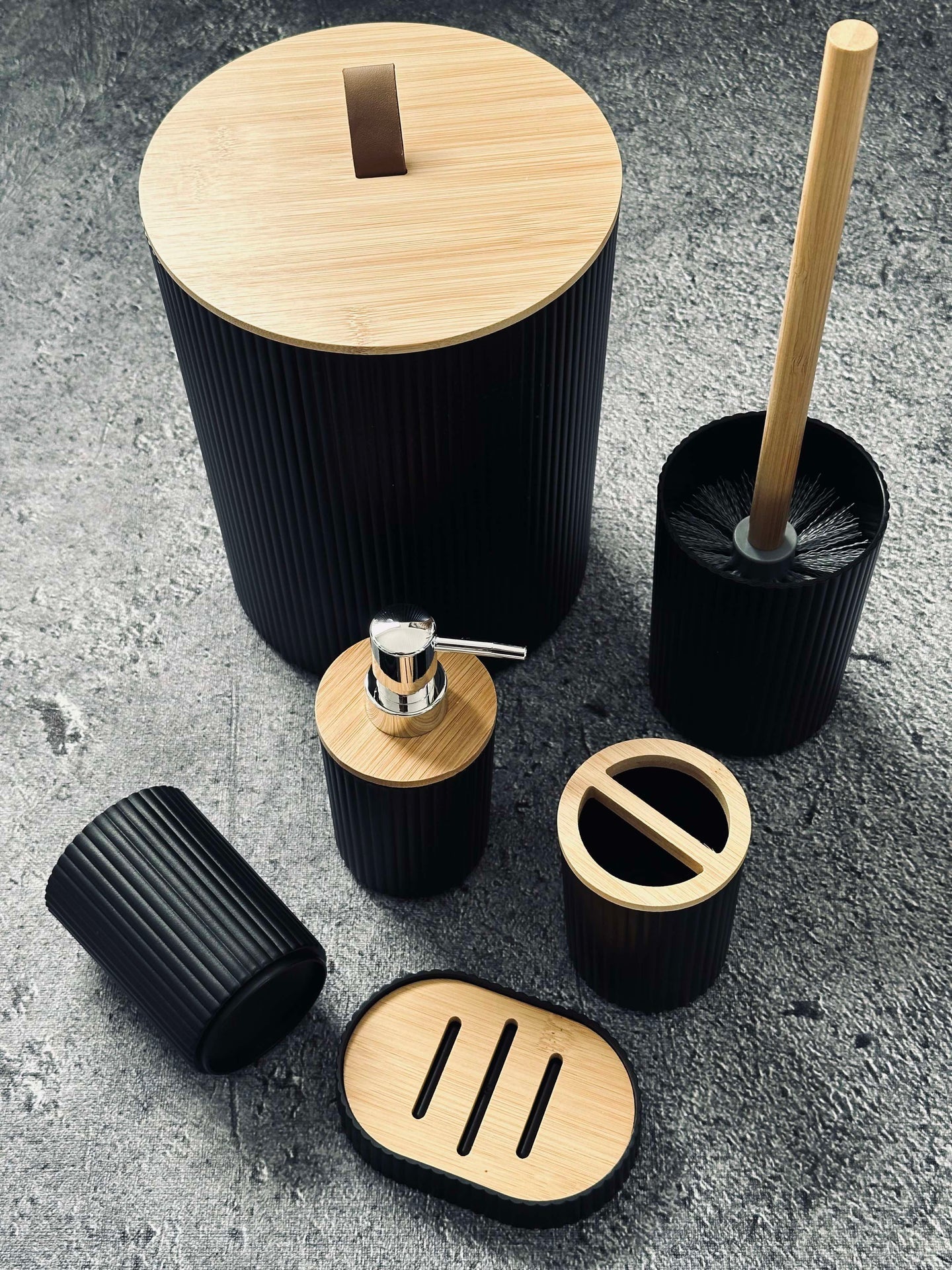 Badezimmerset: 6 Teile