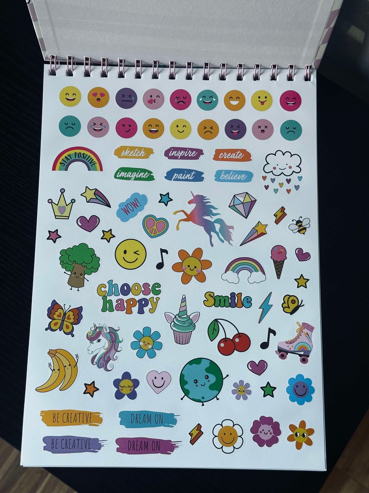 Zeichenblock mit Gelpens - Color mix