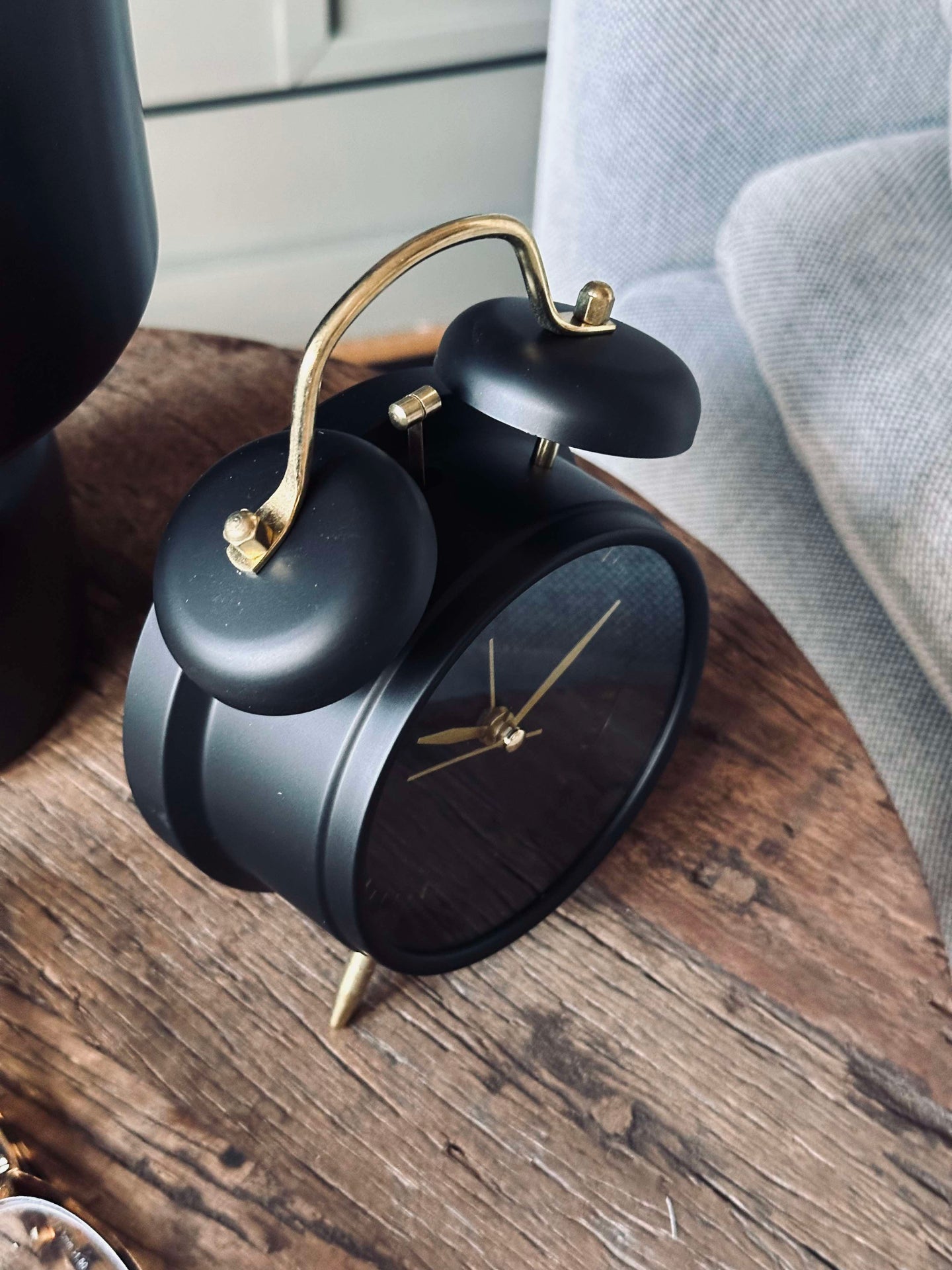 Wecker - Schwarz / Gold
