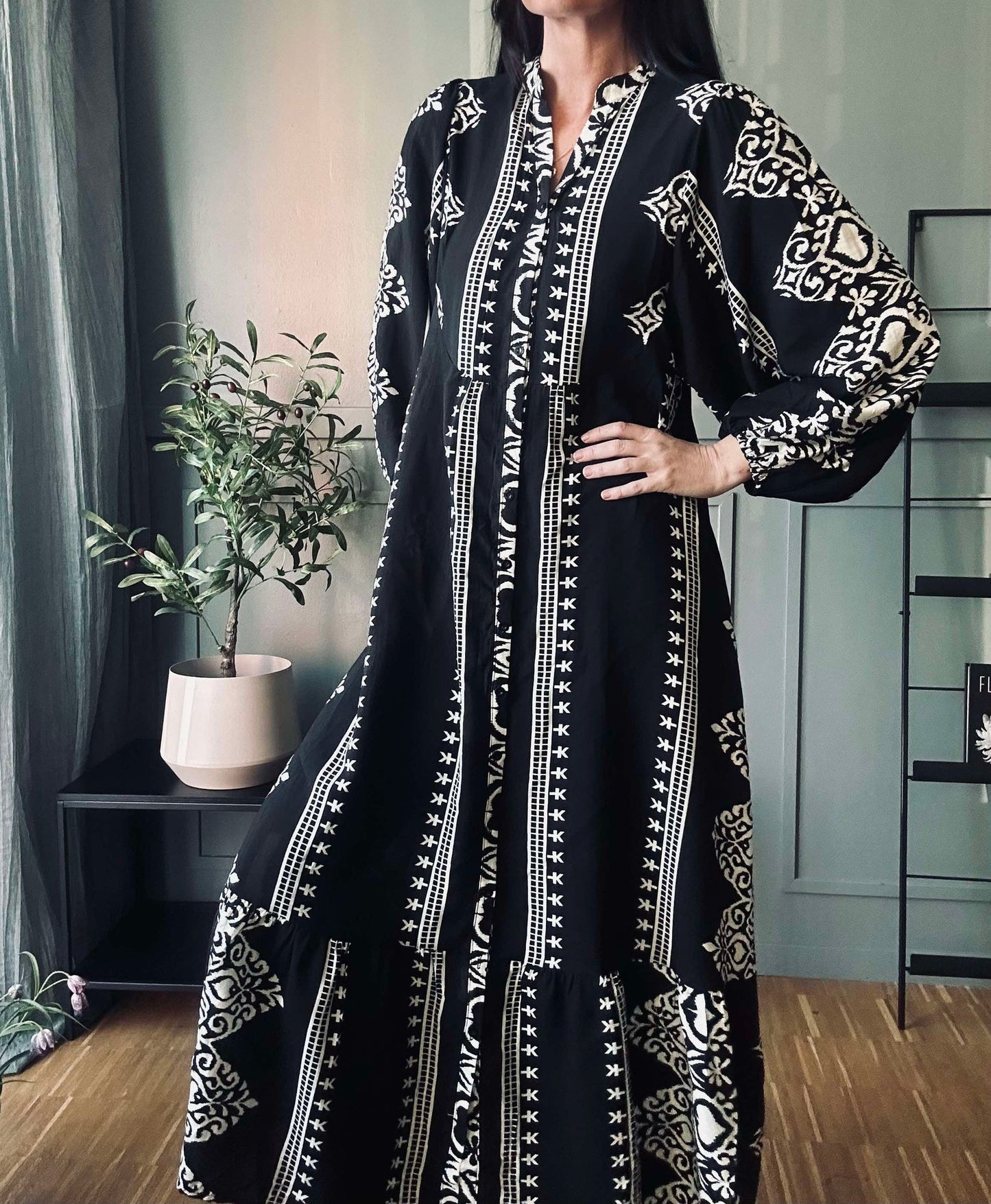 Kleid Black - Boheme cotton