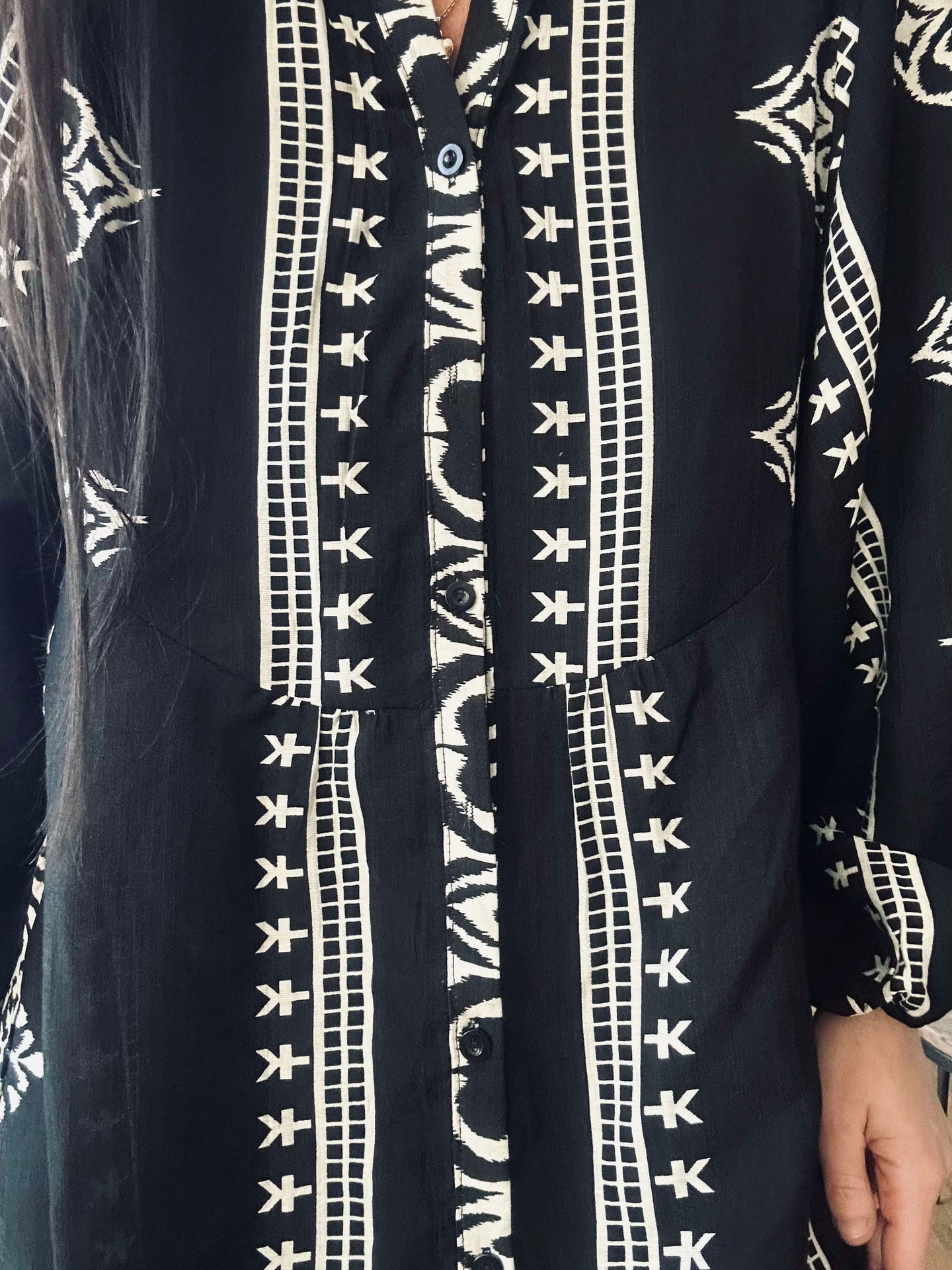 Kleid Black - Boheme cotton