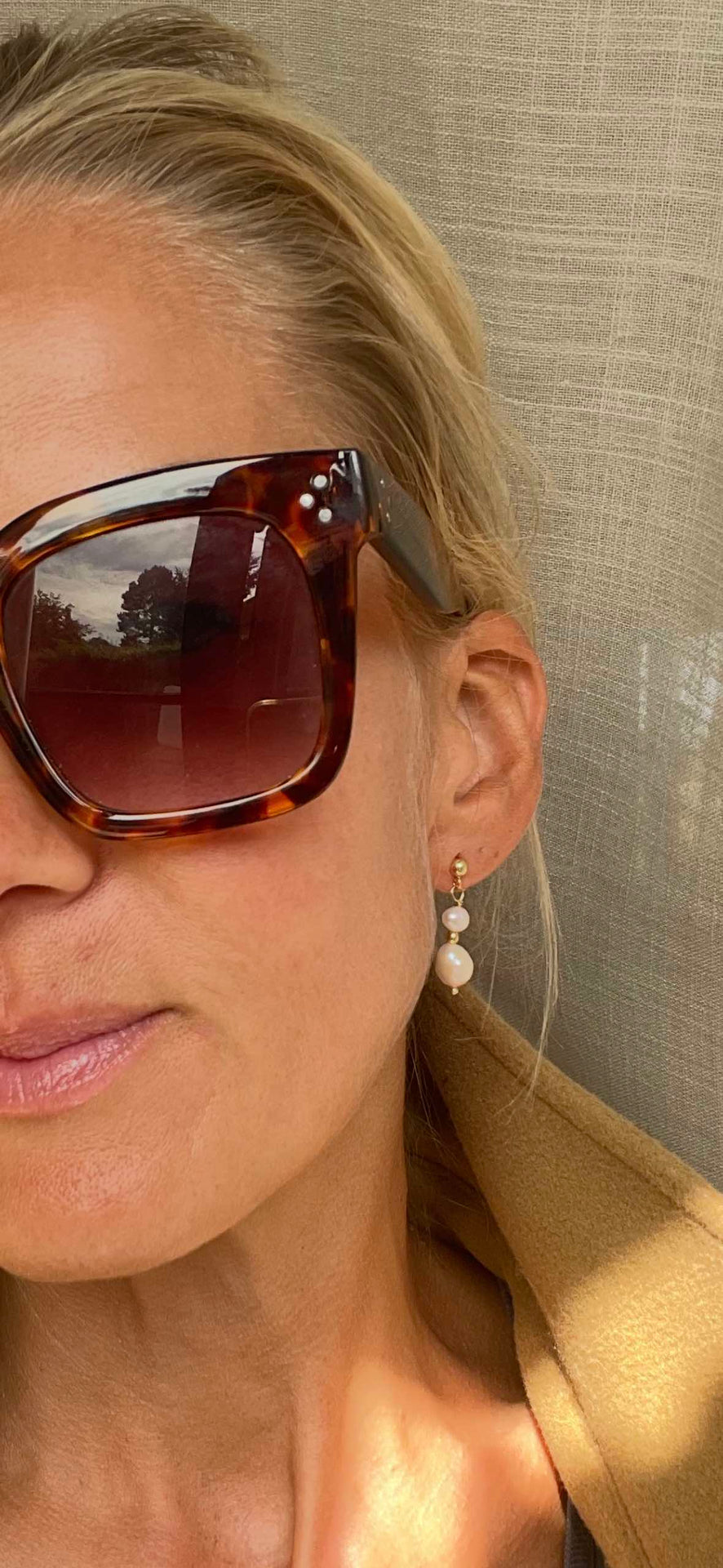 Ohrringe FLORENTINA mit Süßwasserperlen