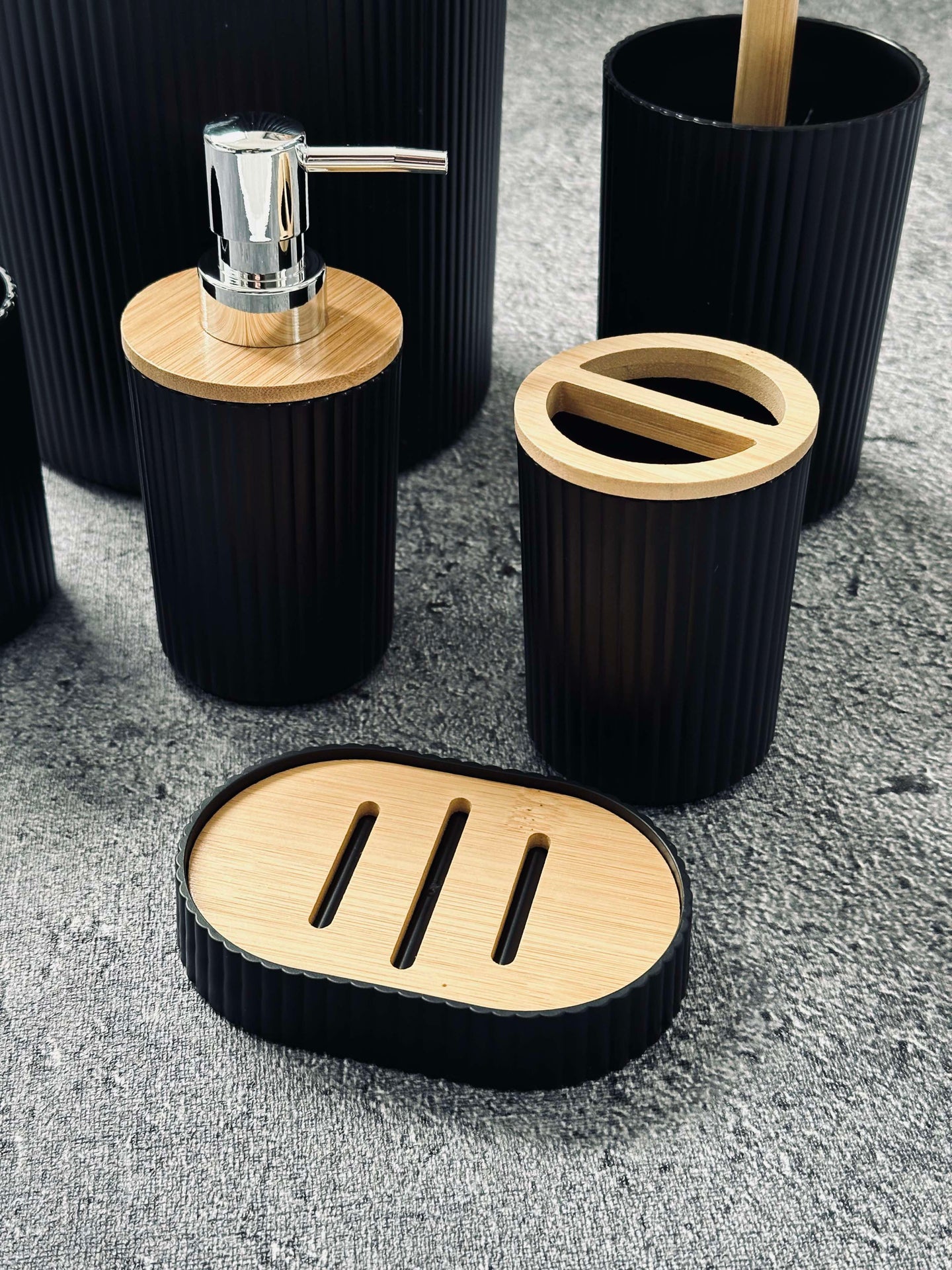 Badezimmerset: 6 Teile