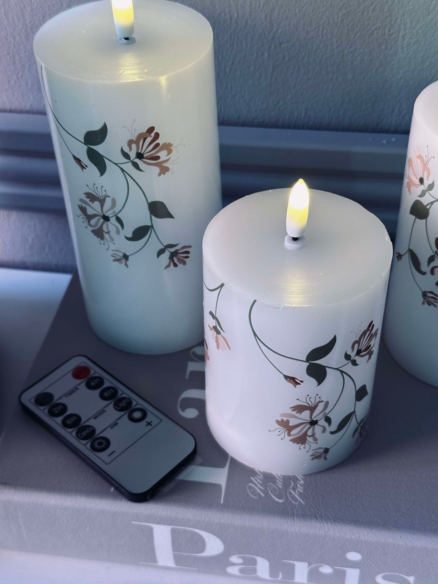 LED Rose flower – Set mit 3 Stk. und Fernbedienung