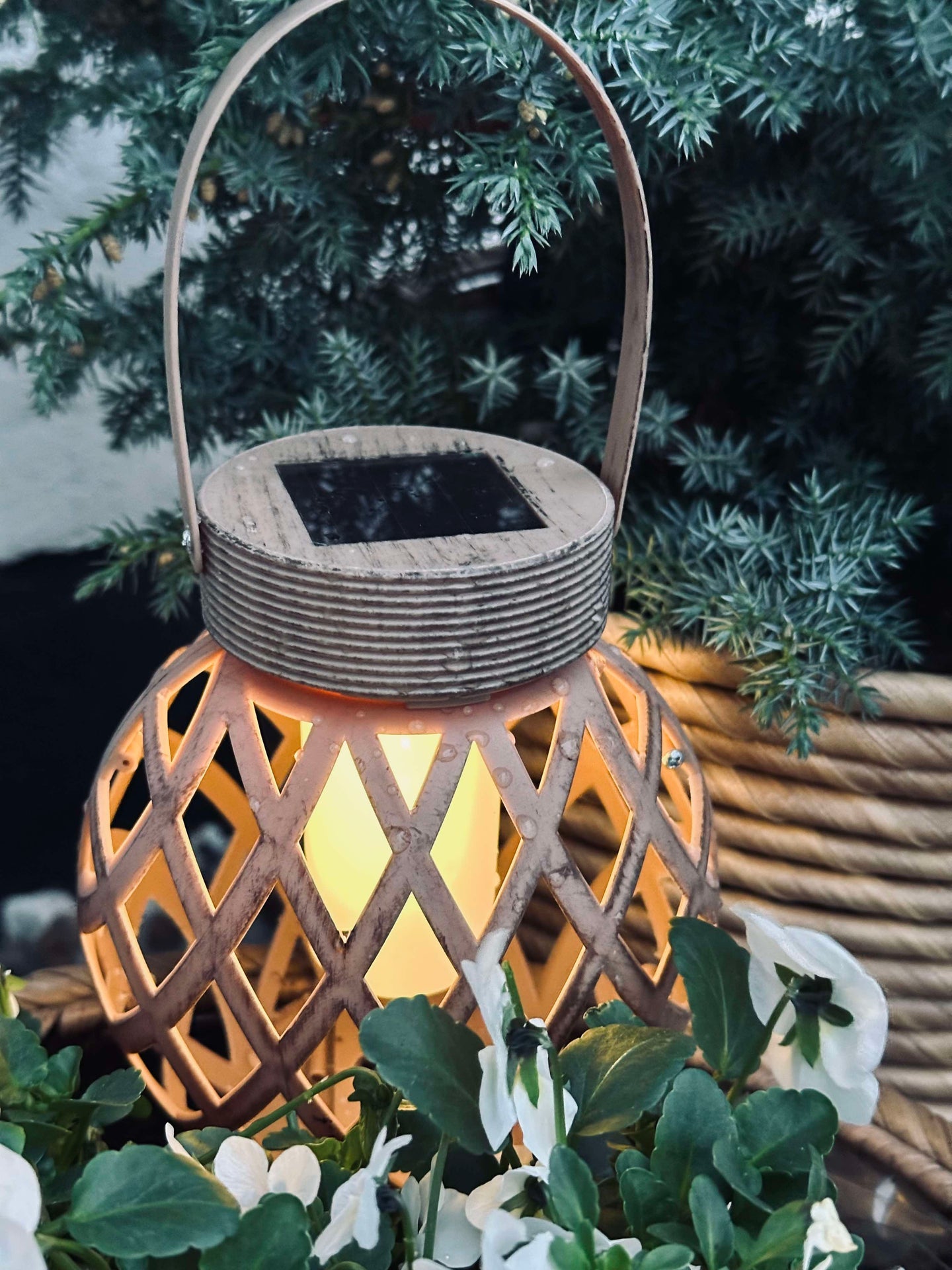 Laterne mit Aufhängung - Solarlampe