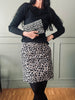 Clutch Grey Leopardleder