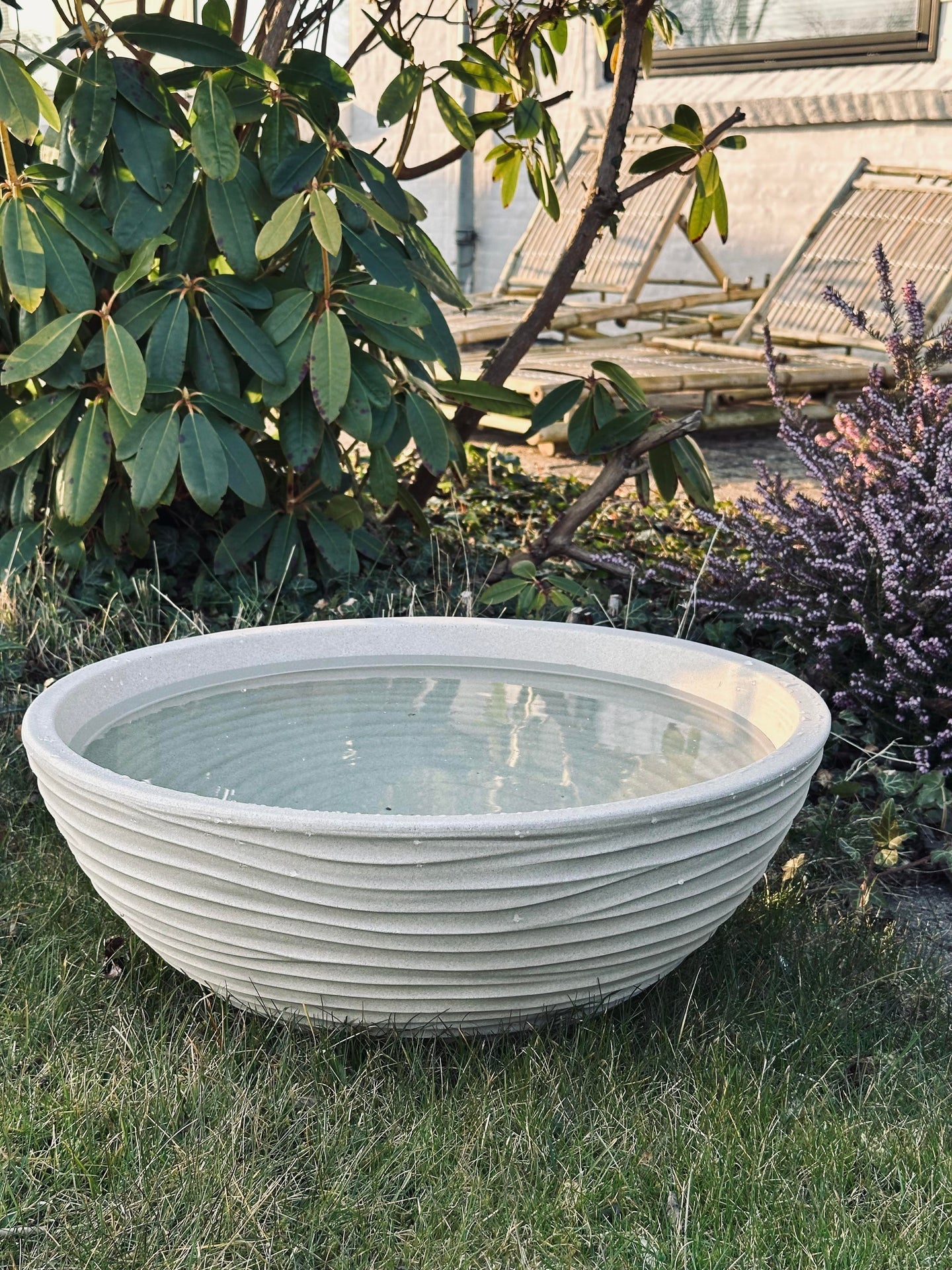 Spiegelbecken / Schale Ø 52 cm - Recycling
