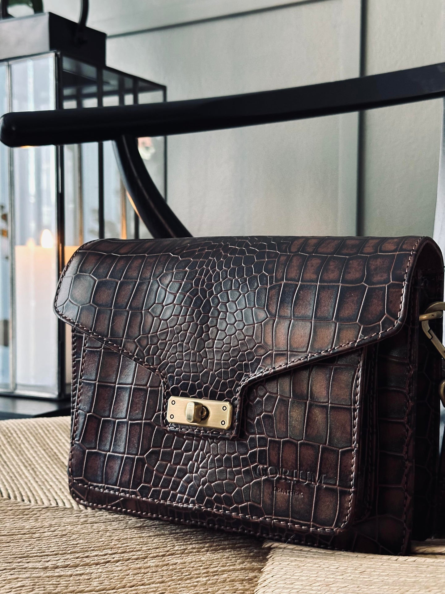 Crossover boxbag - Brown
