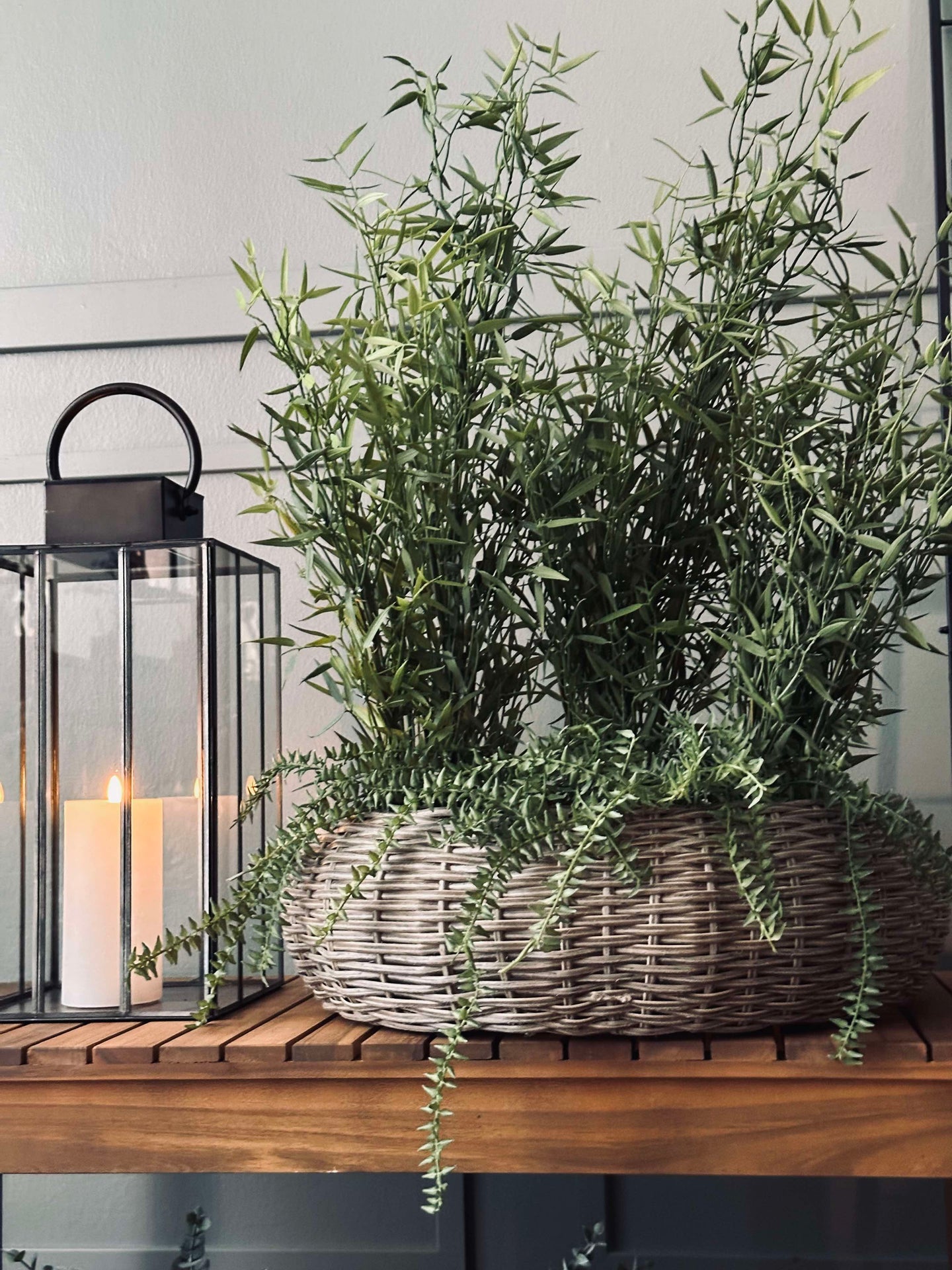 Korbset Rattan - Natur 2 Stk.