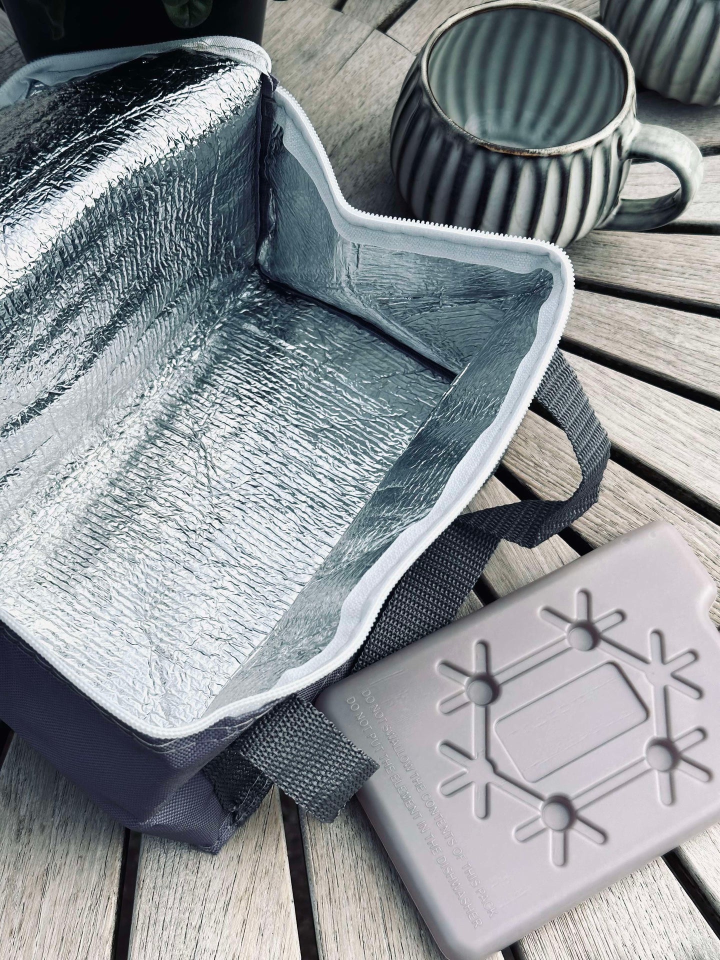 Kühltasche m. Kühlakku - Grey