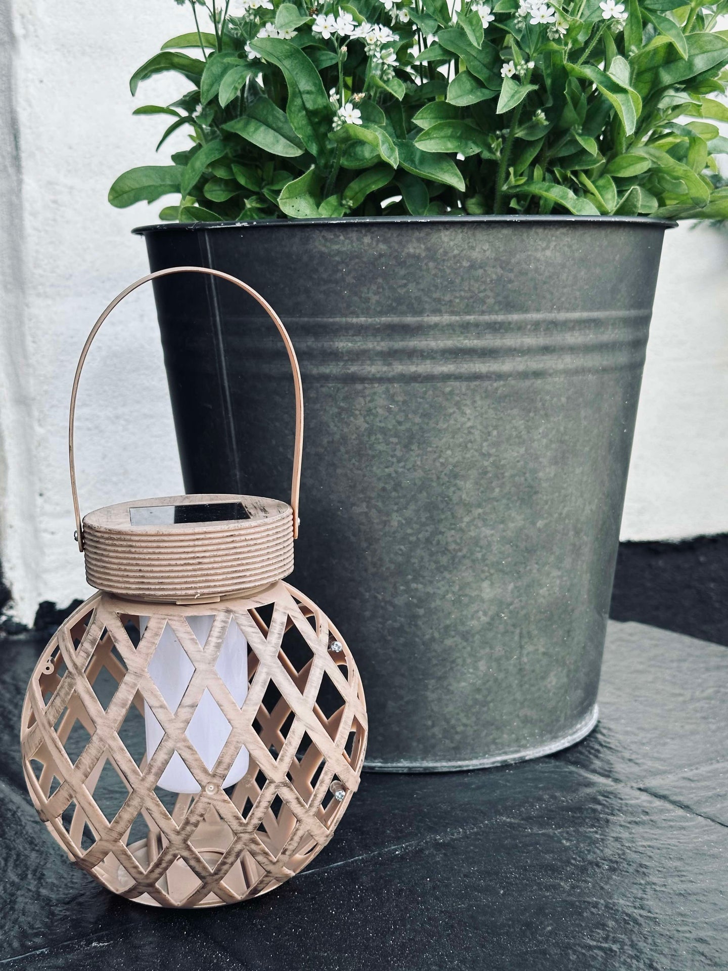 Laterne mit Aufhängung - Solarlampe