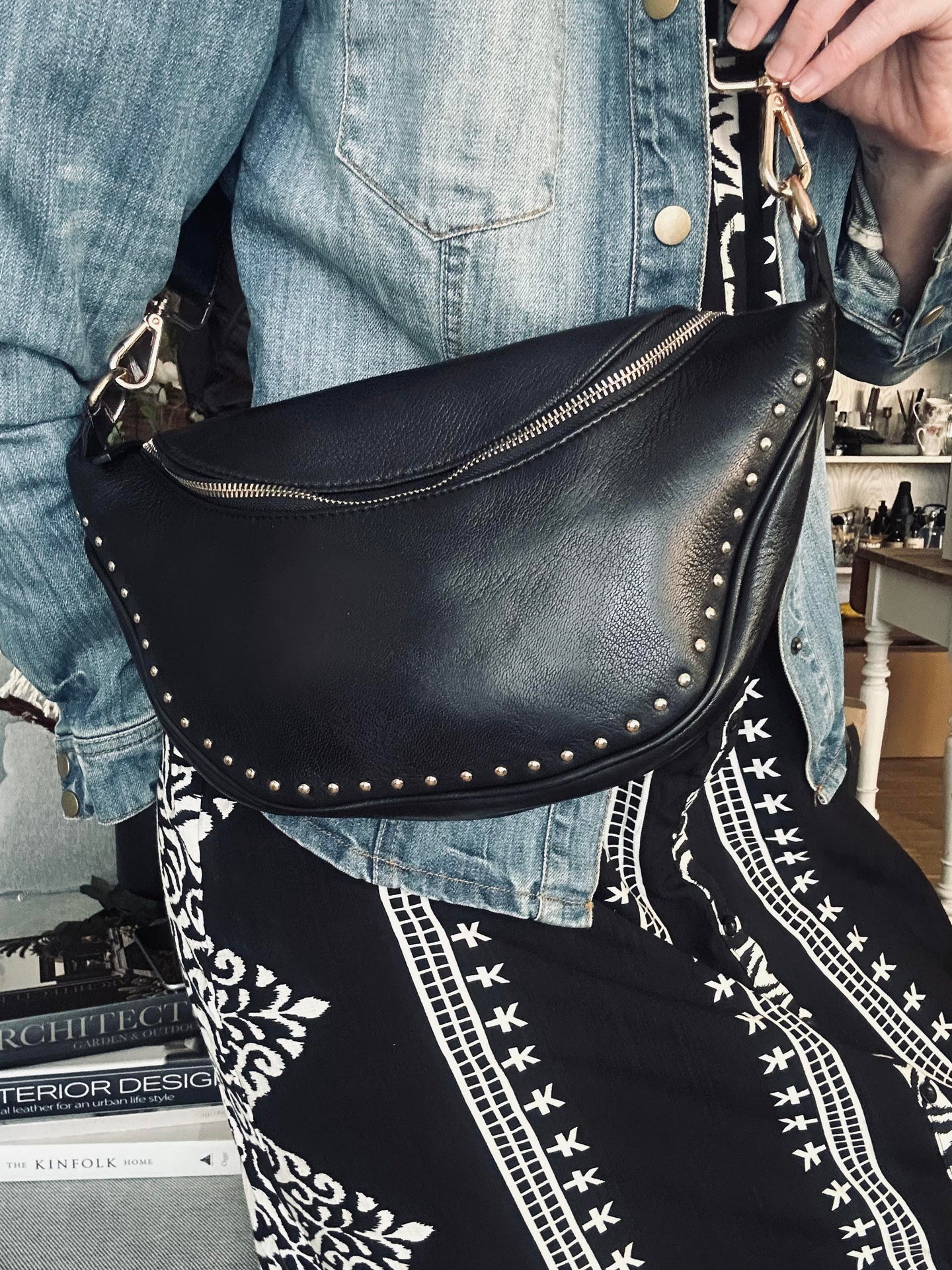 Bumbag IRIS - Black / Gold