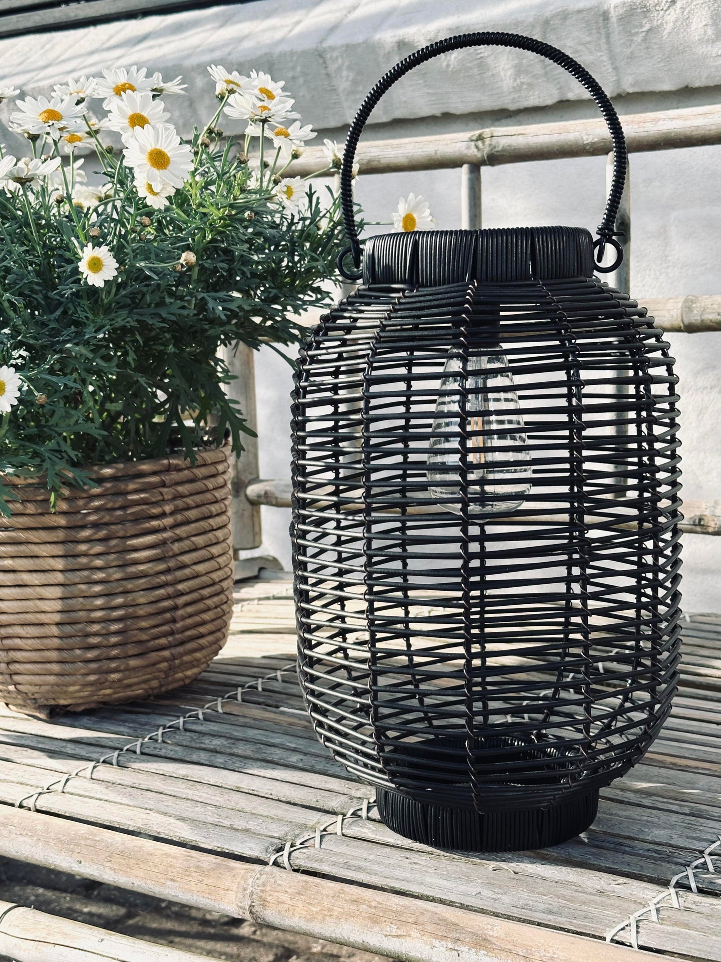 Lanterne Solar Molly Black – Small