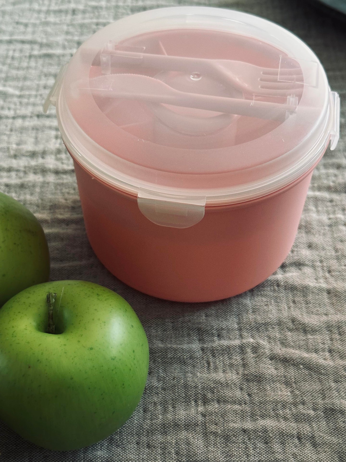 Lunchbox mit Dressingbecher - Rosa