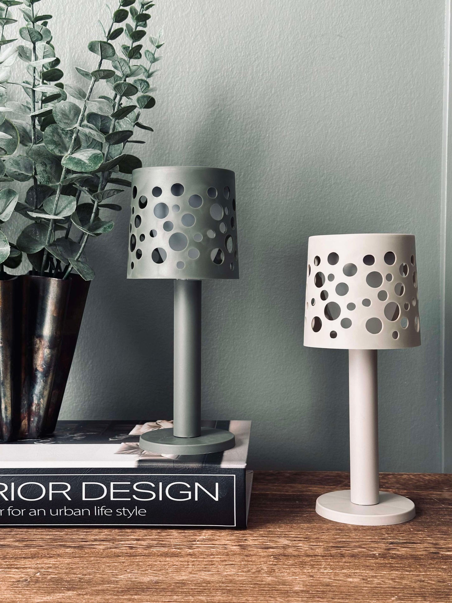 Tischlampe mit Solarzellen - Army