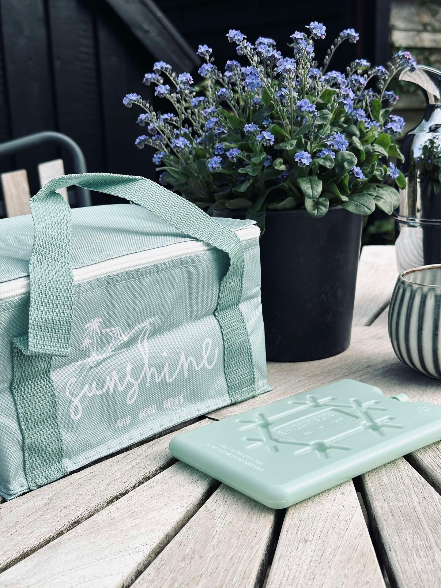 Kühltasche mit Kühlelement - Dusty Green