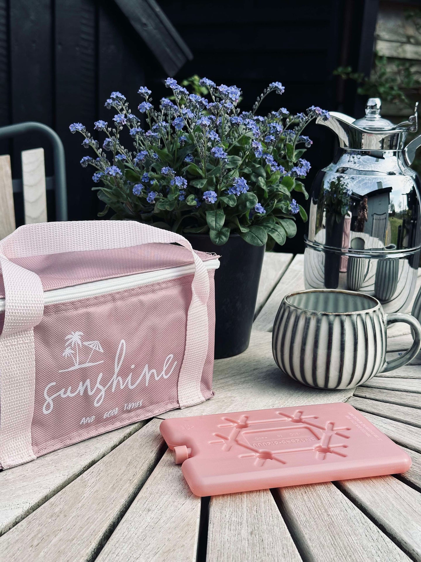 Kühltasche mit Kühlelement - Rosa