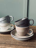 Tasse mit Untertasse Espresso 100 ml. - 4 Stk.