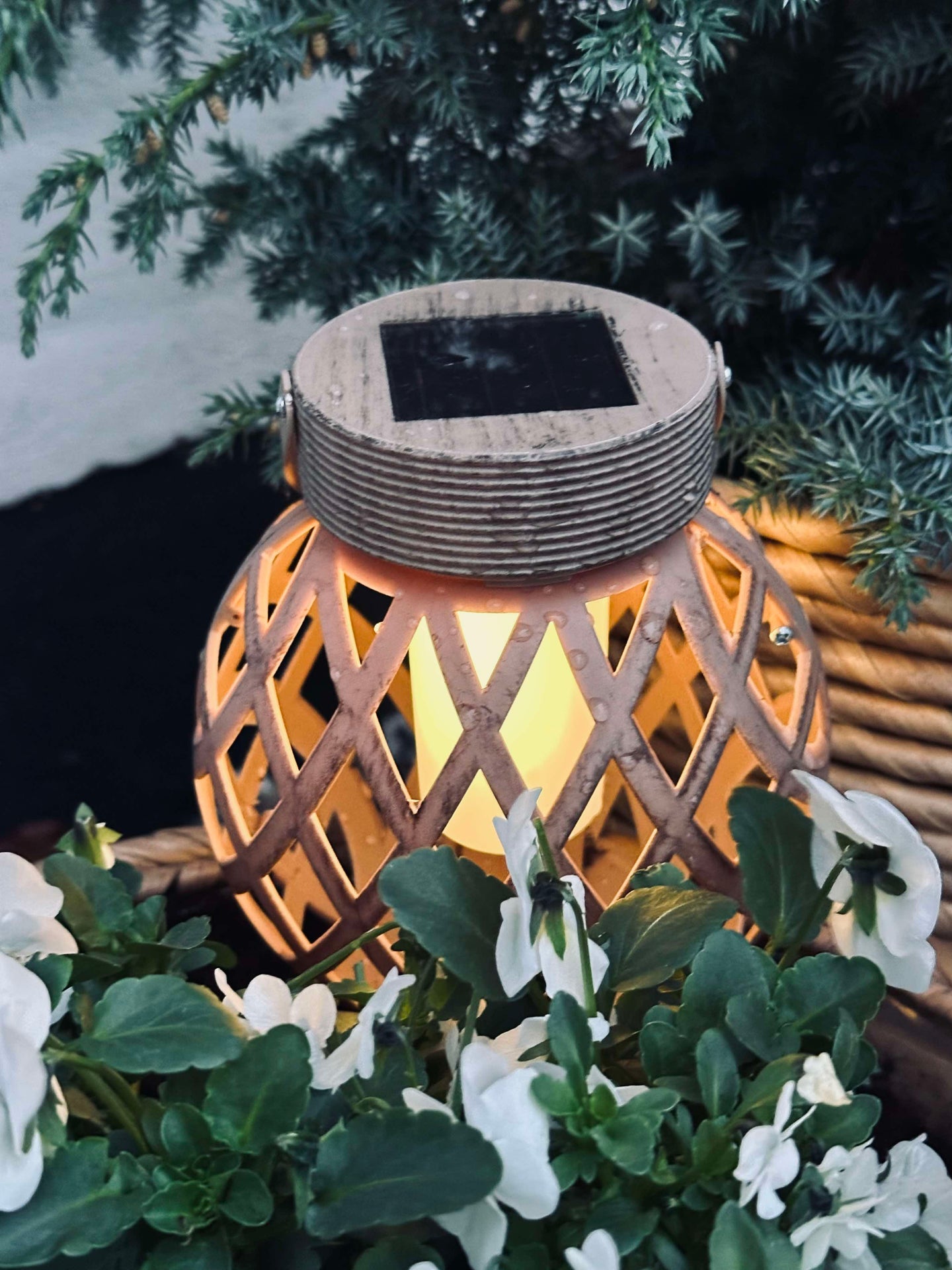 Laterne mit Aufhängung - Solarlampe