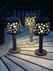Tischlampe mit Solarzellen - Dunkelbeige
