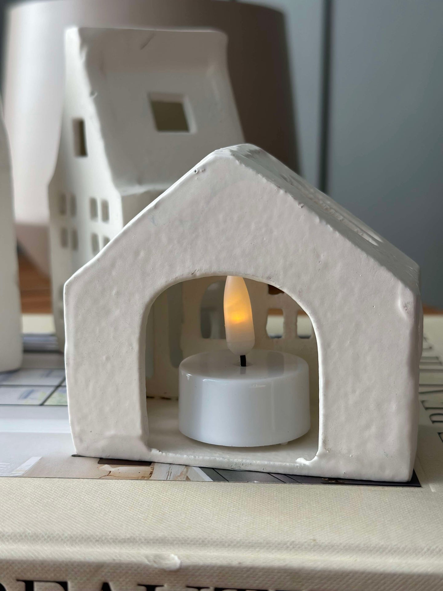 Lichthäuschen White Mix