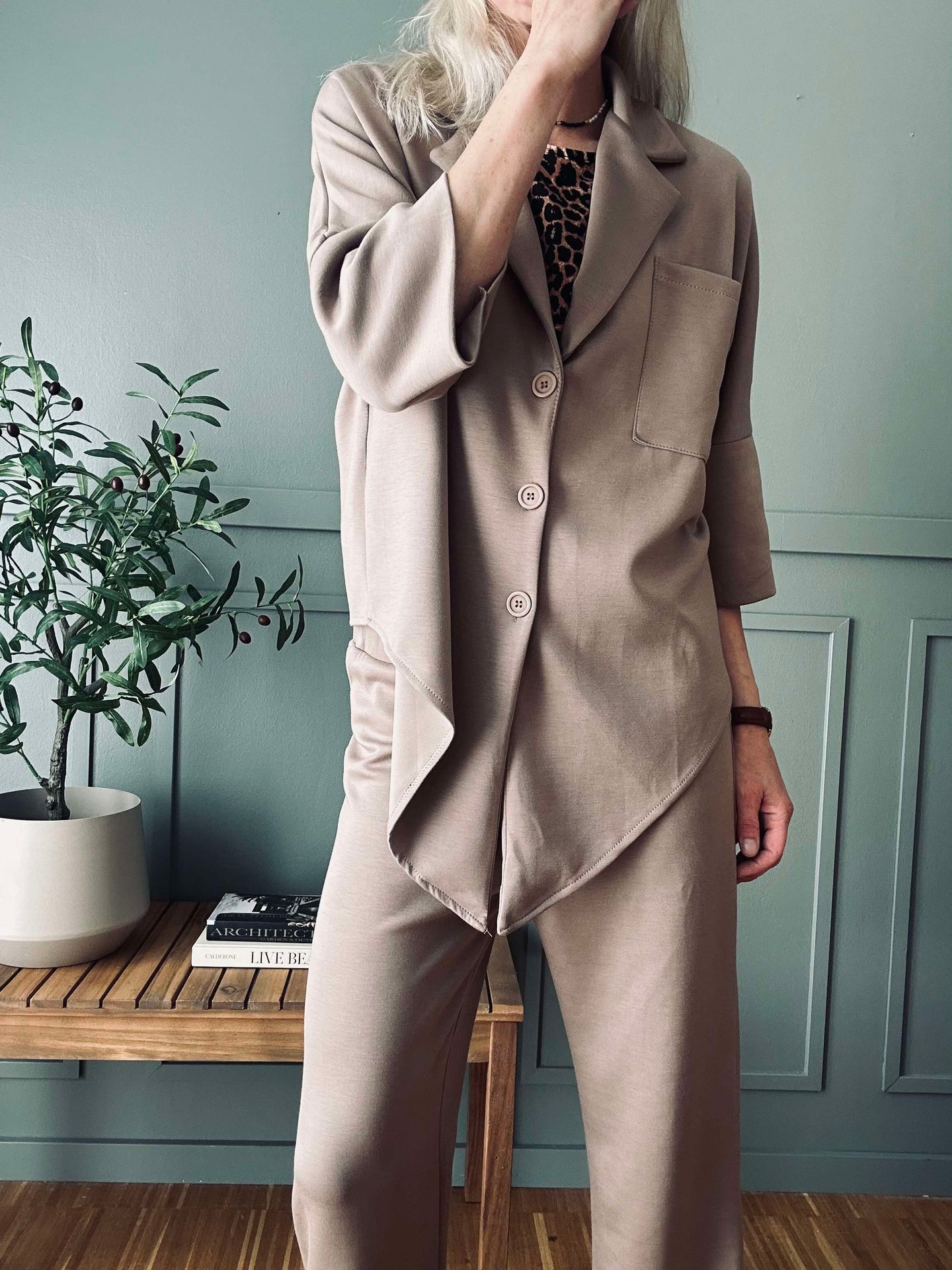 Set Lisa brown - Hemd und Hose